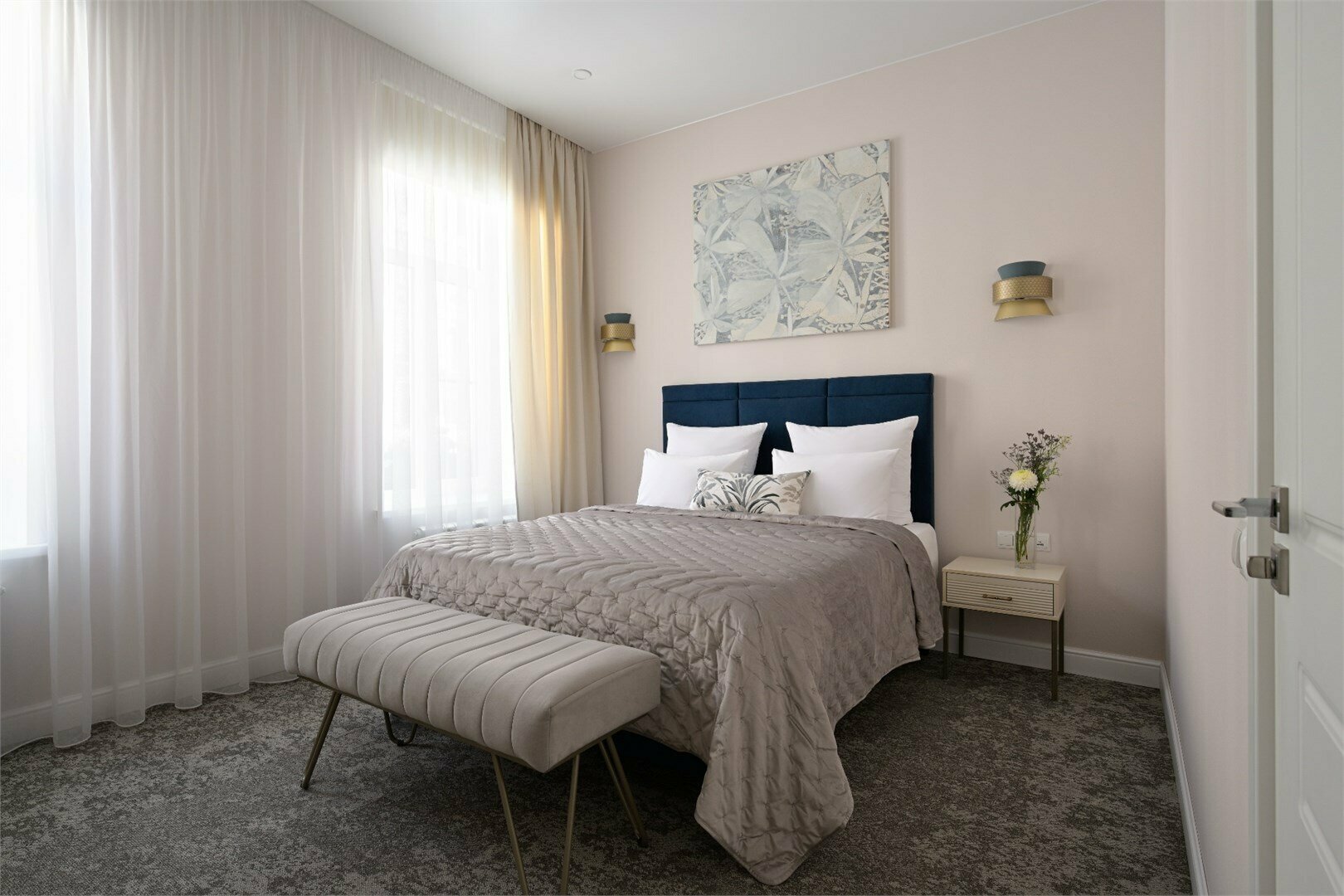 Люкс с 2 спальнями и кухней-гостиной