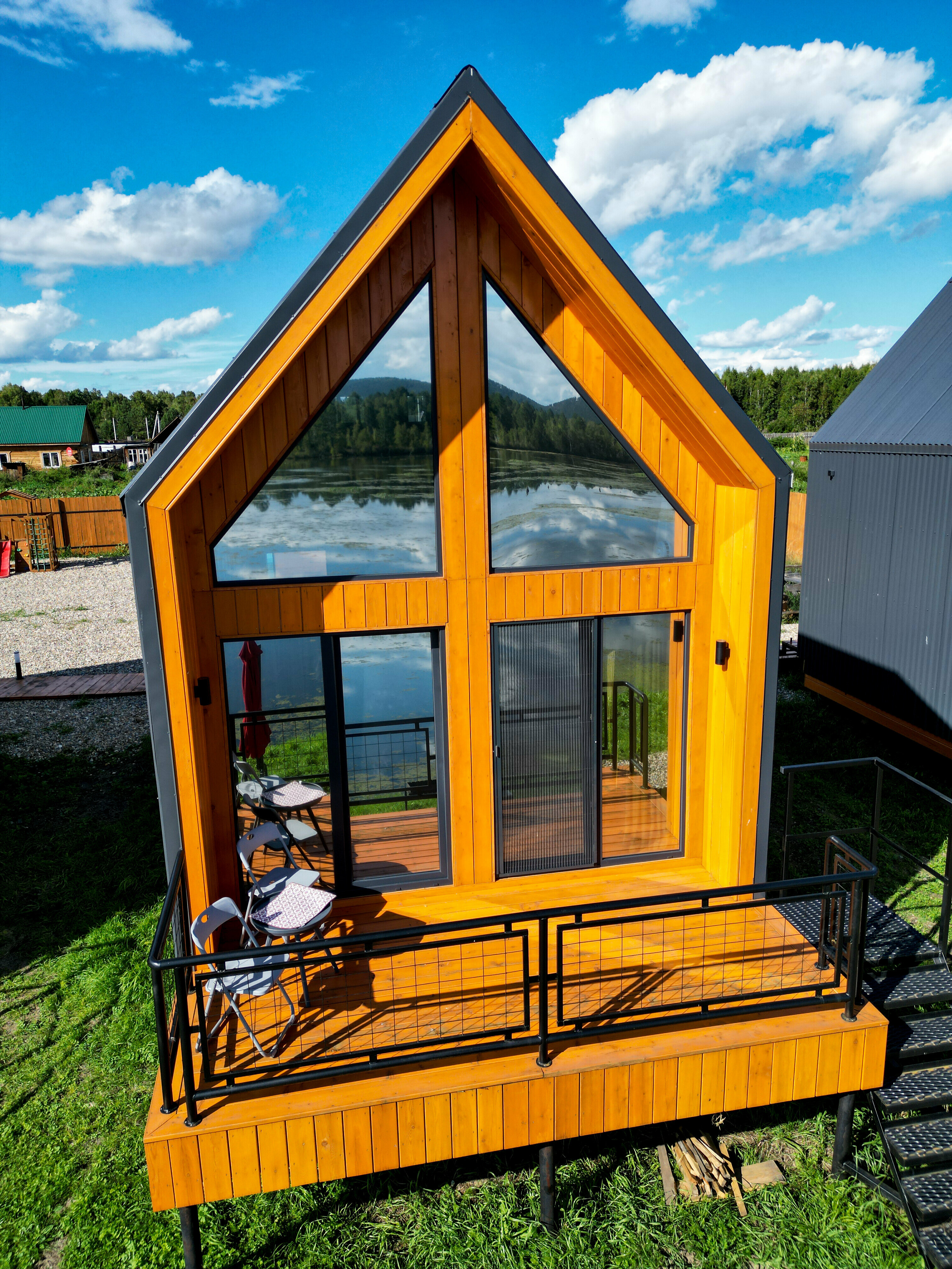 Двухместный номер с 1 кроватью и видом на озеро