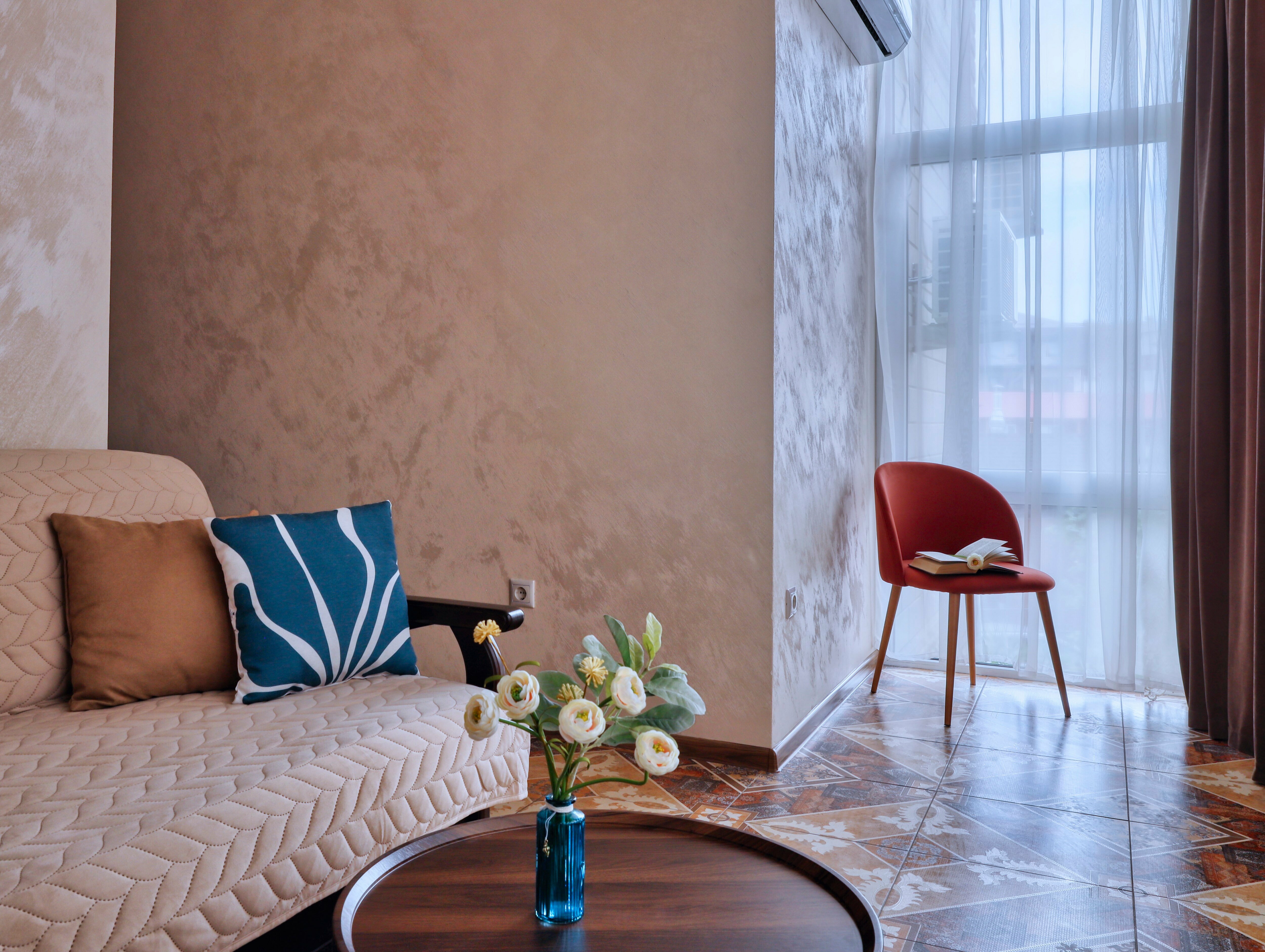 Двухкомнатный полулюкс с балконом