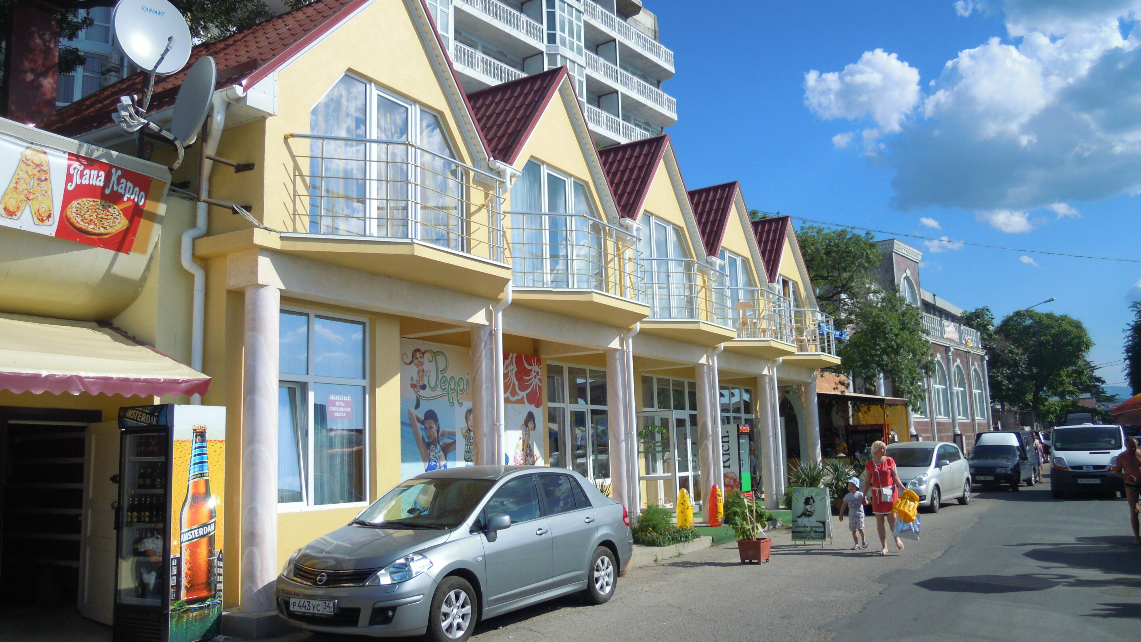 Двухместный с 1 кроватью, с балконом и видом на море