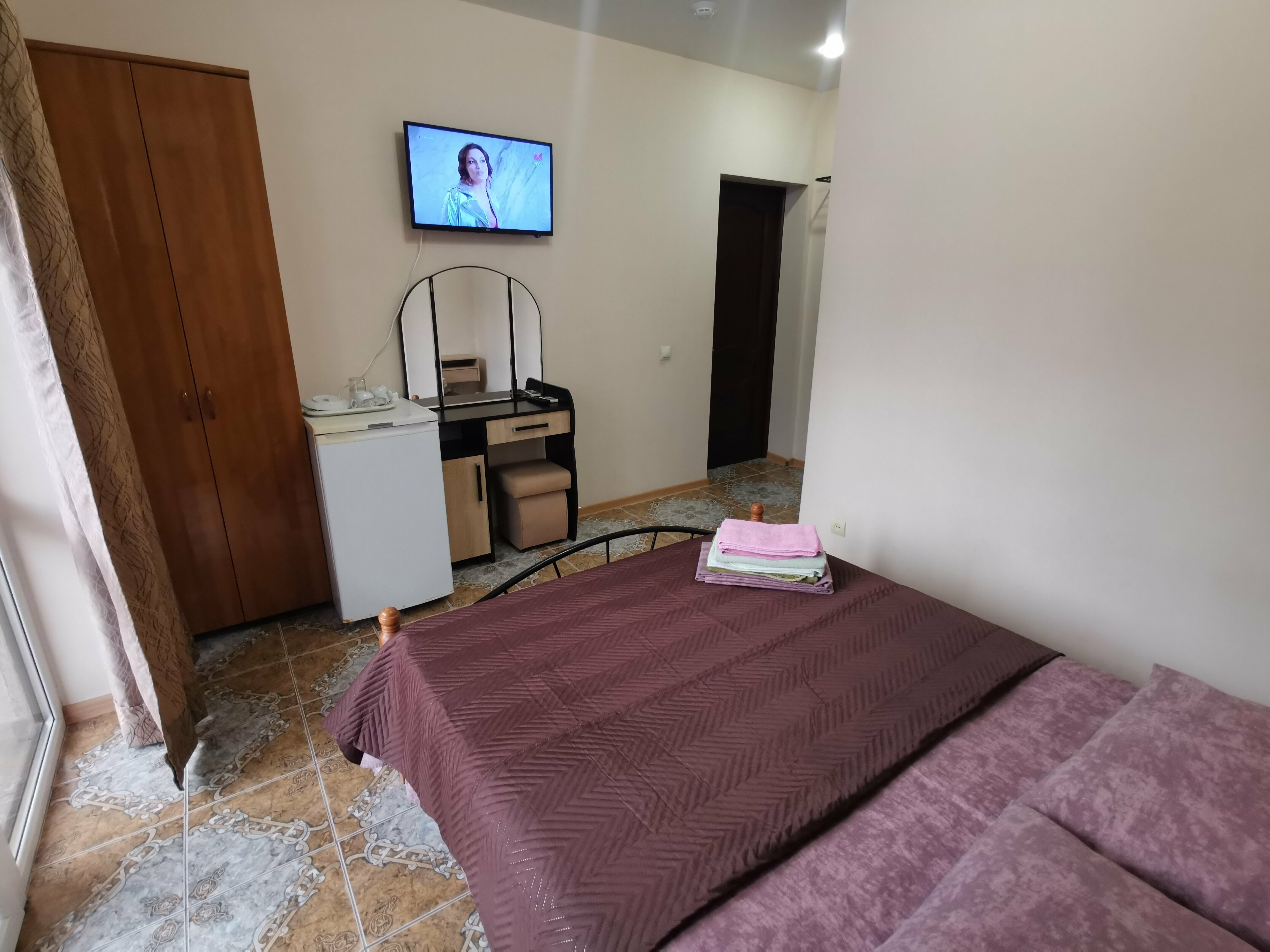 Двухместный номер с 1 кроватью и балконом