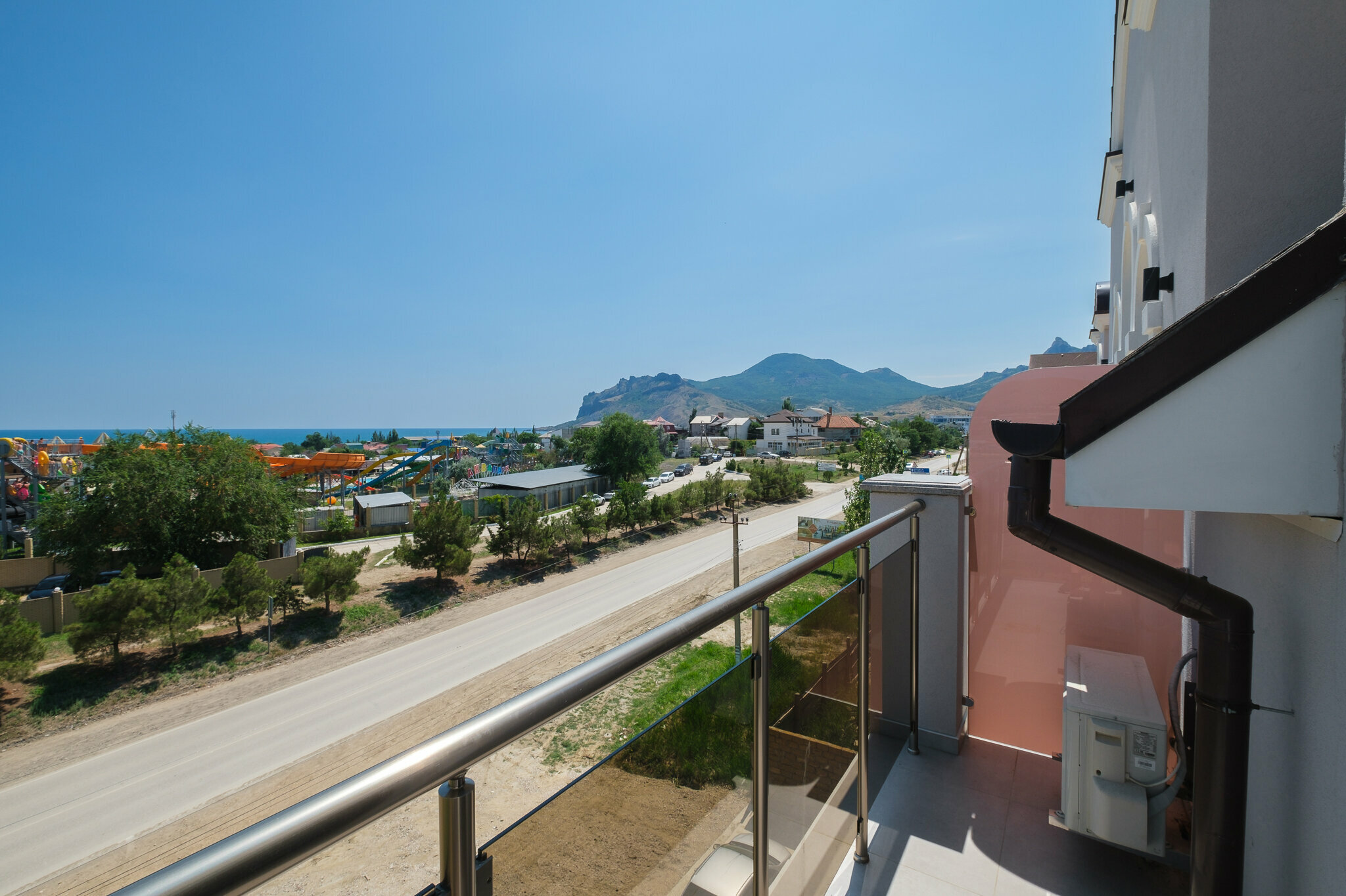 Двухместный номер Делюкс с 1 кроватью и балконом, вид на море