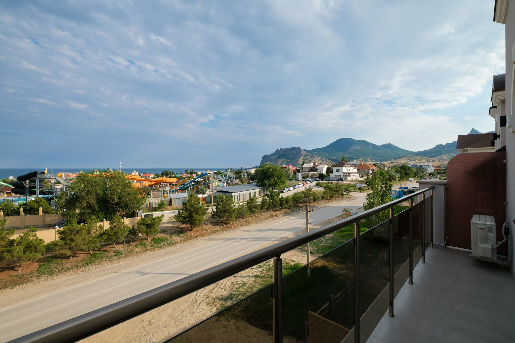 Двухместный номер Делюкс с 1 кроватью и балконом, вид на море