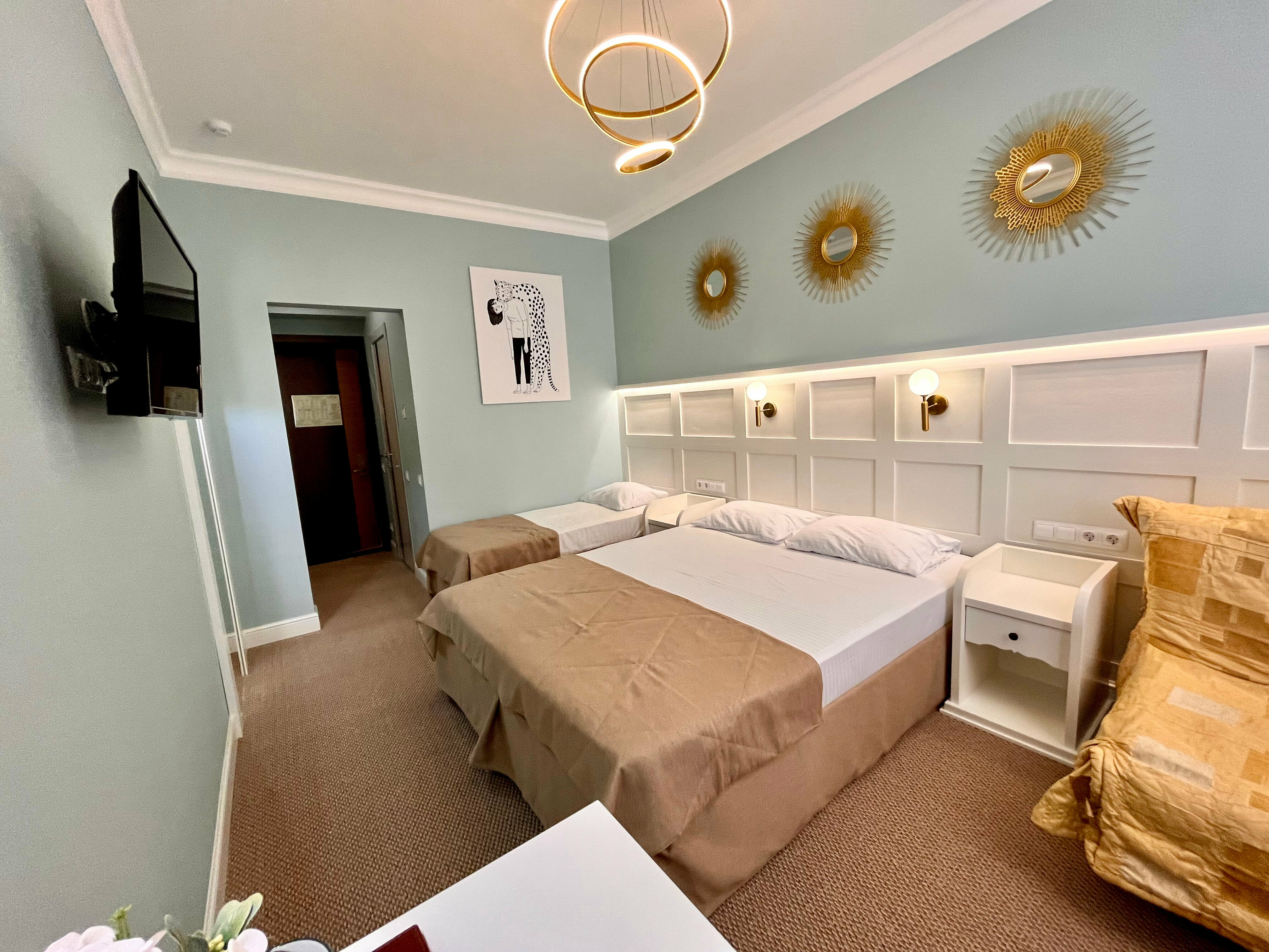 Четырехместный номер Скандинавский с балконом