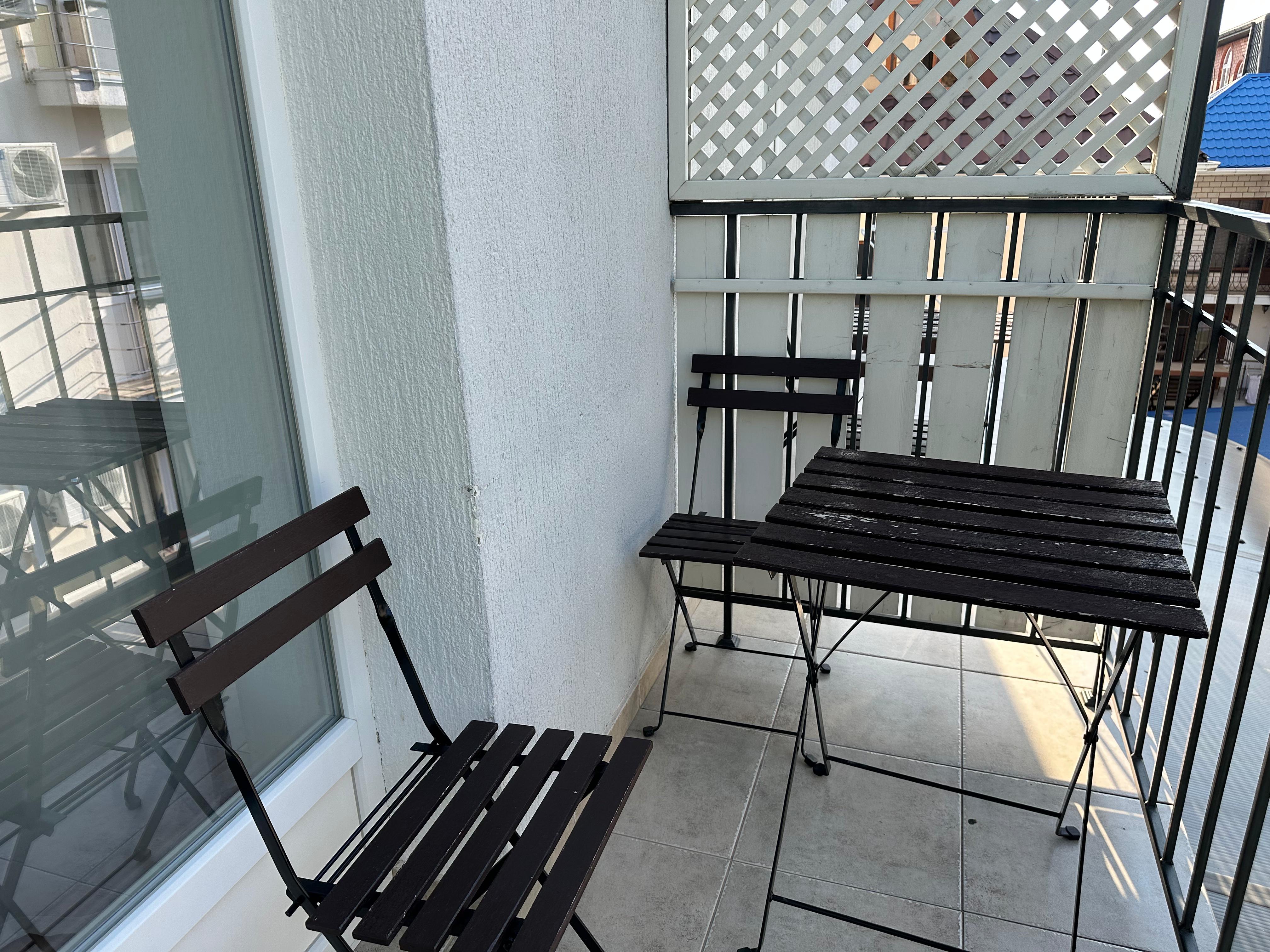 Стандартный двухместный номер с 1 кроватью или 2 отдельными кроватями и балконом