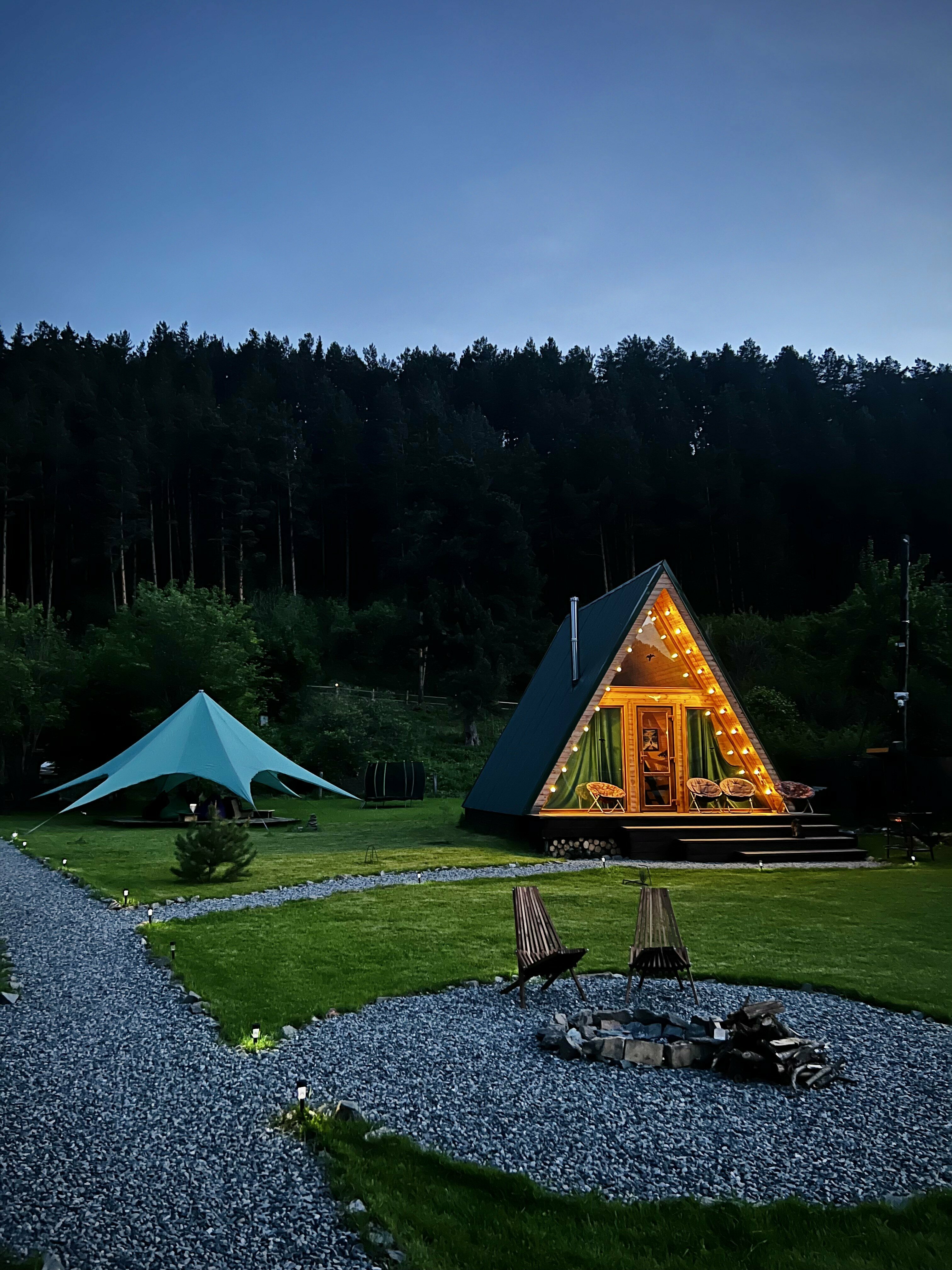 Коттедж с видом на горы