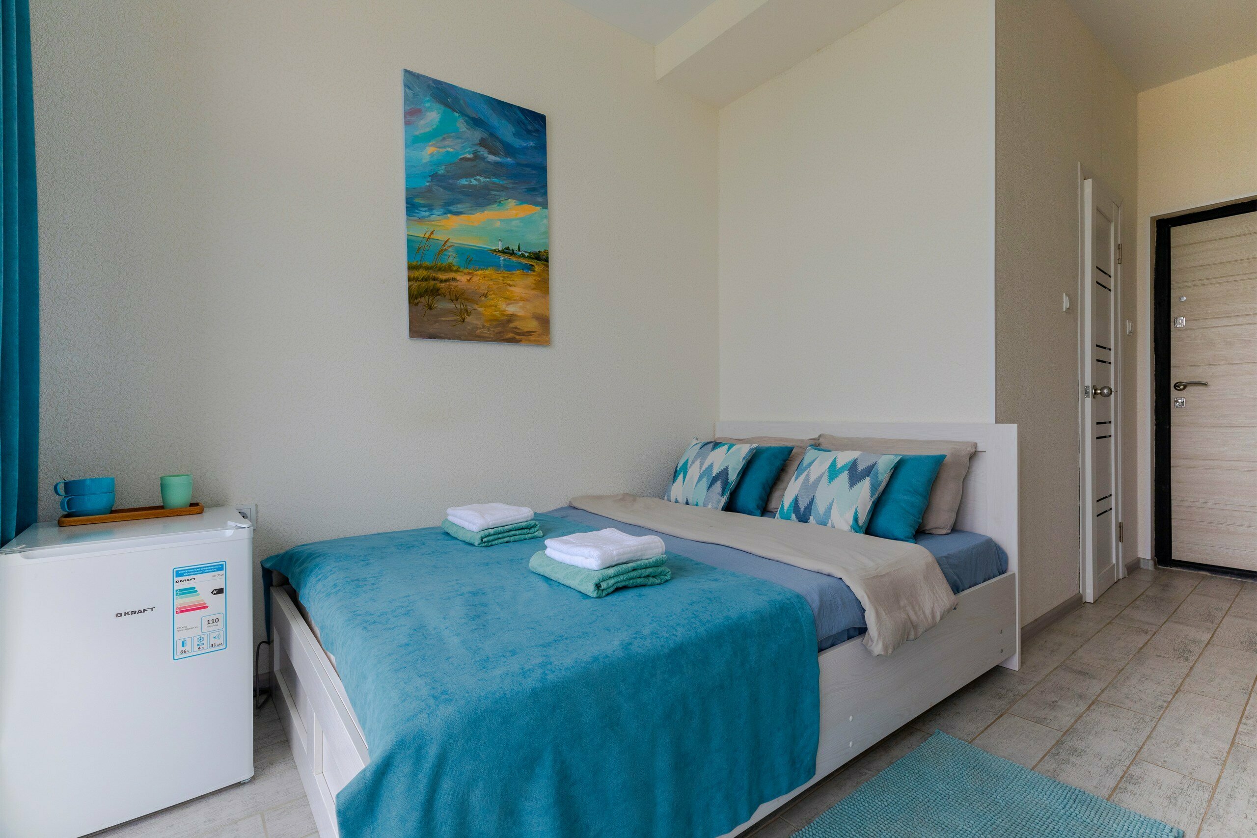 Двухместный номер с 1 кроватью и балконом