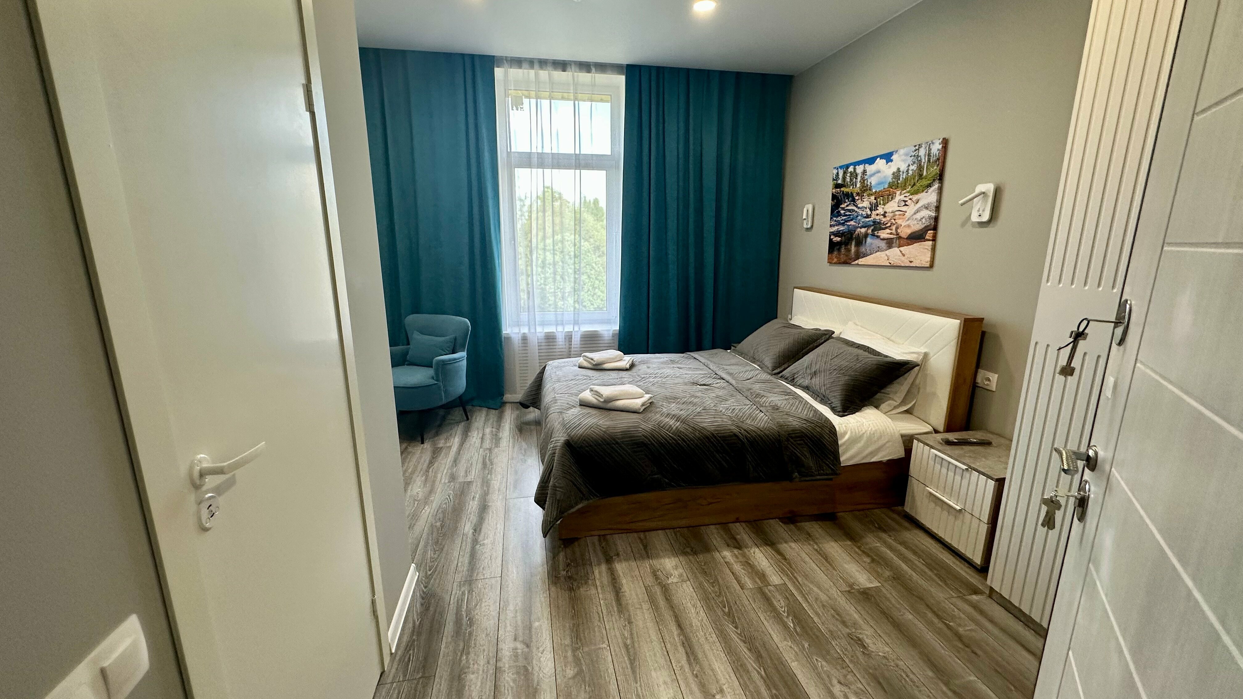 Номер 5 Двухместный номер Стандарт с одной кроватью и собственной ванной комнатой