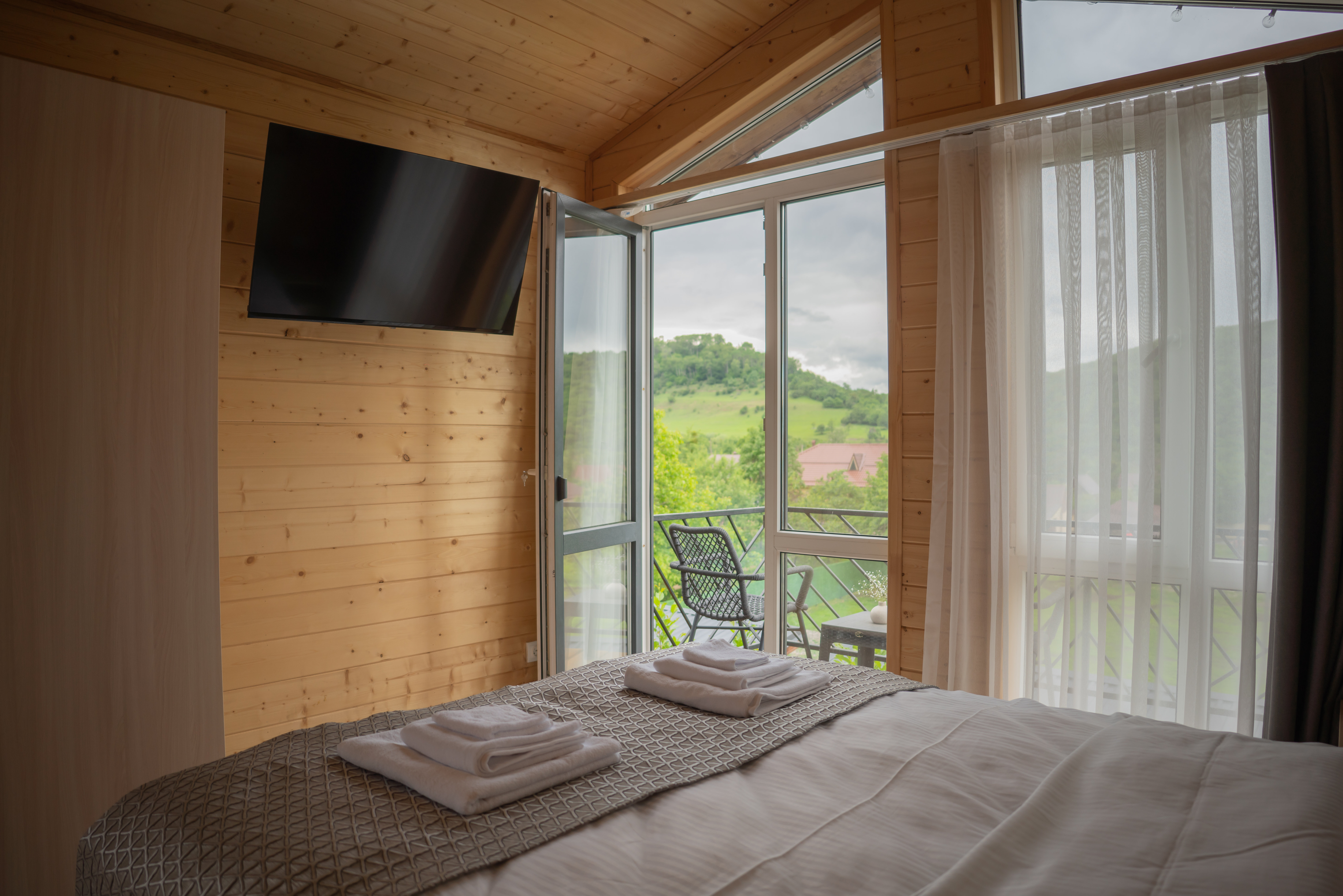 Двухместный номер с 1 кроватью и балконом