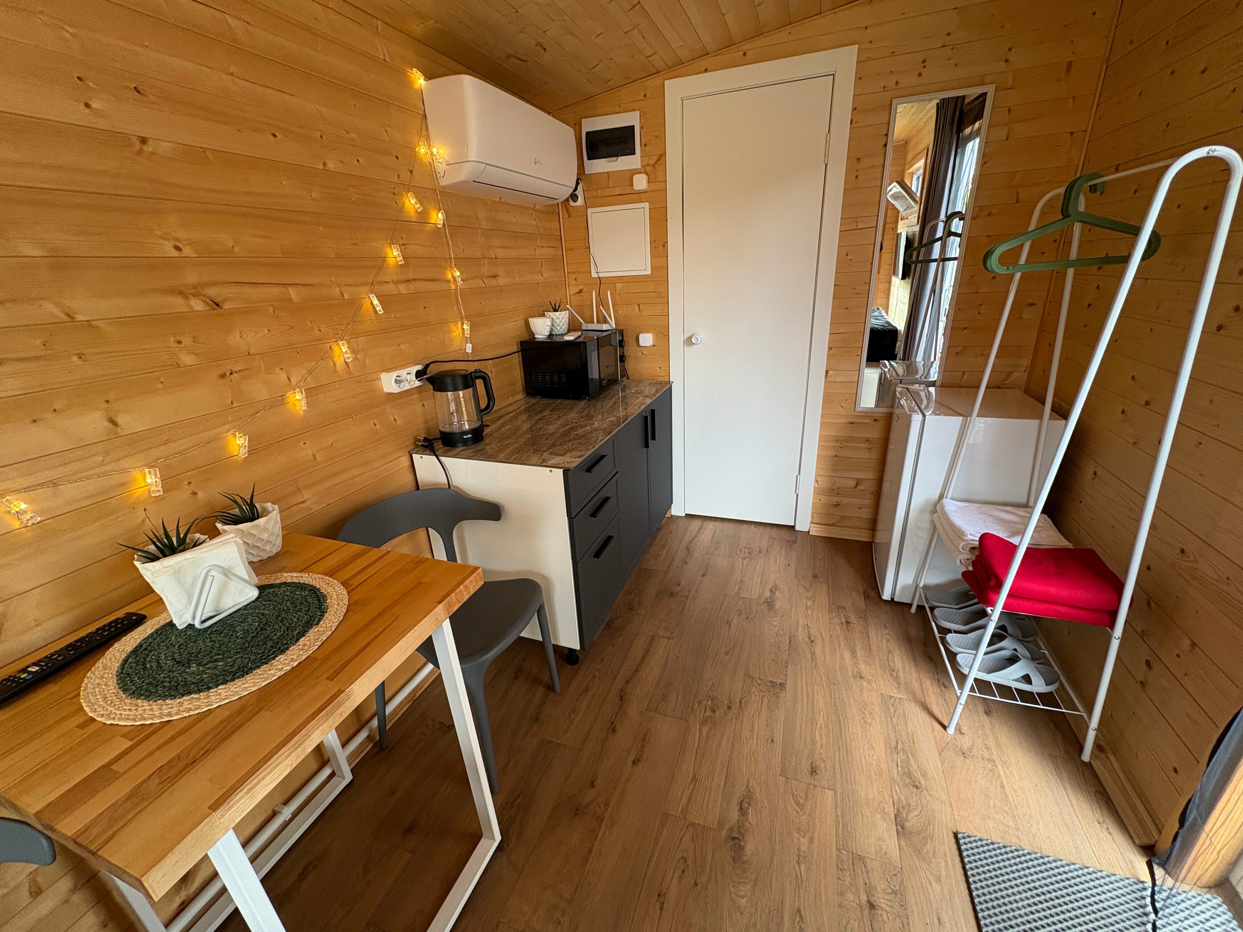 Двухместный номер с 1 кроватью и террасой