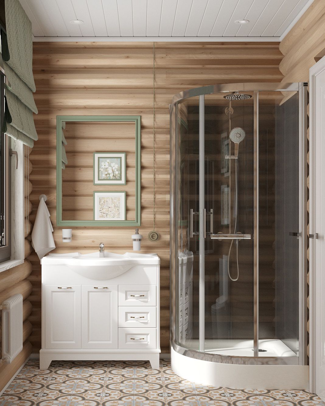 Cемейный номер с собственной ванной комнатой