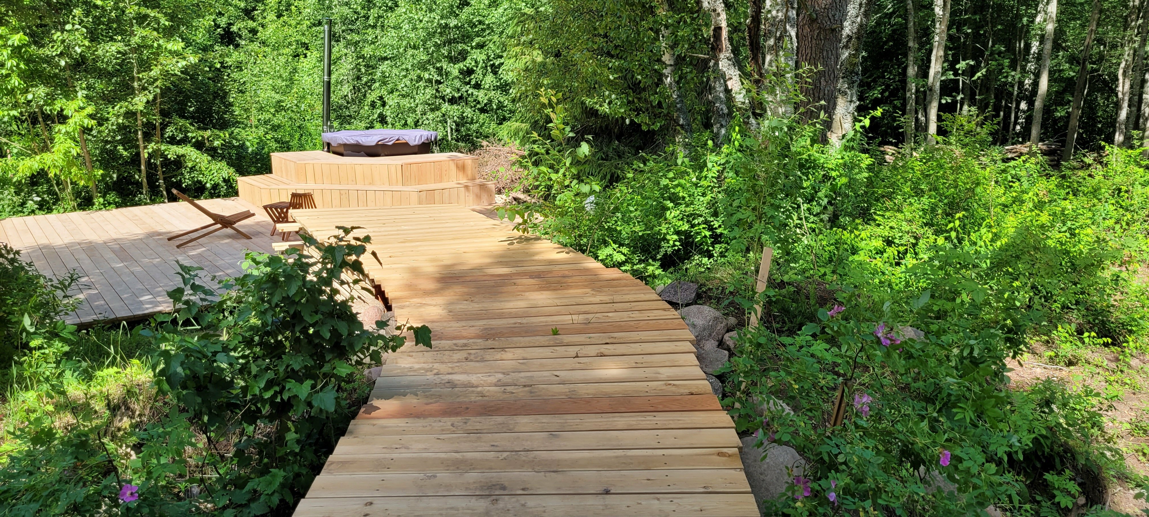 Коттедж с видом на лес