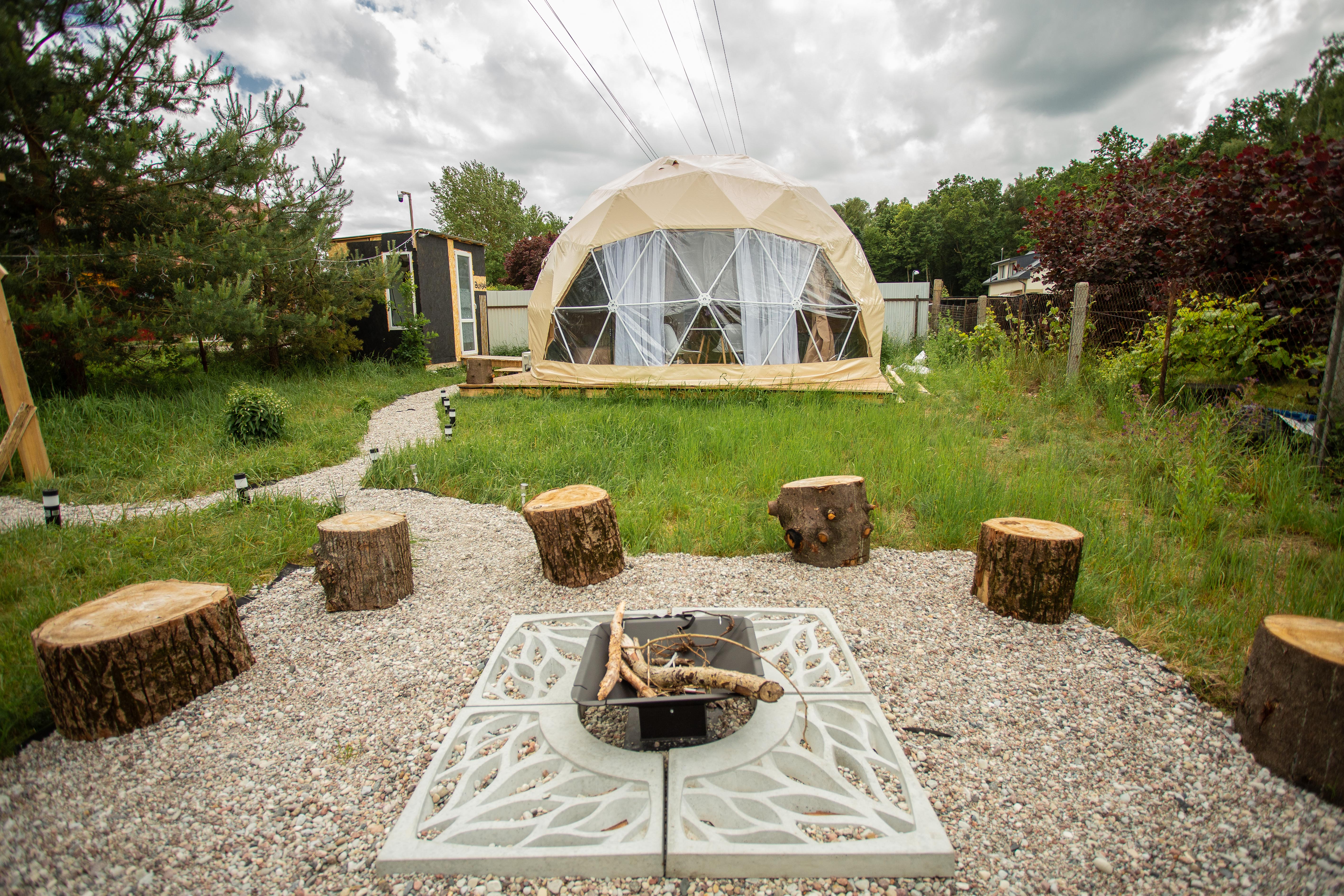 Геокупол Дюна с джакузи