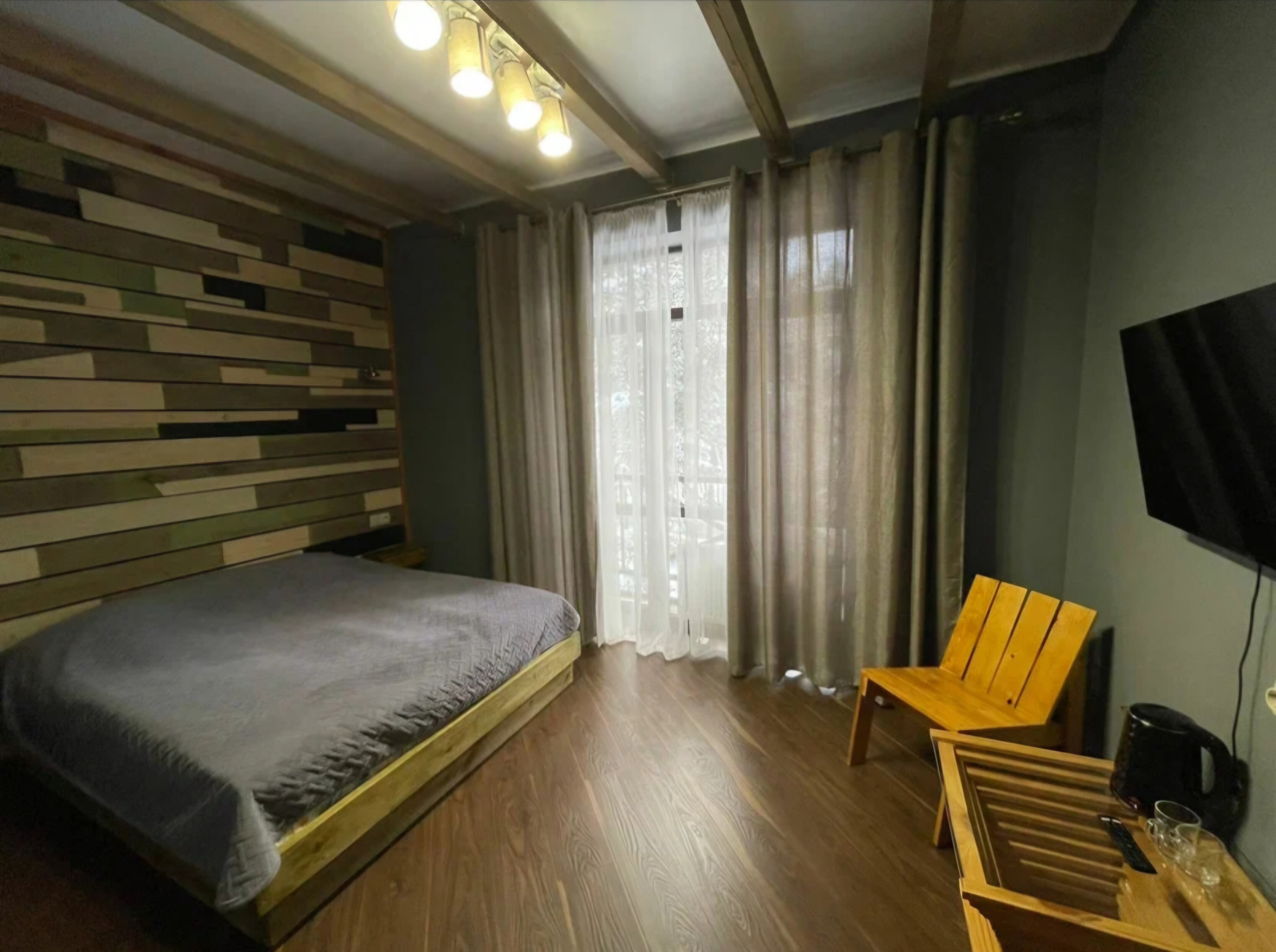 Двухместный номер с 1 кроватью и балконом