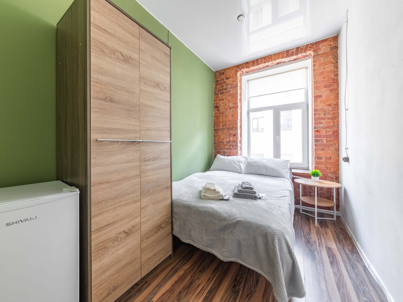 Двухместный номер с 1 кроватью и общей ванной комнатой