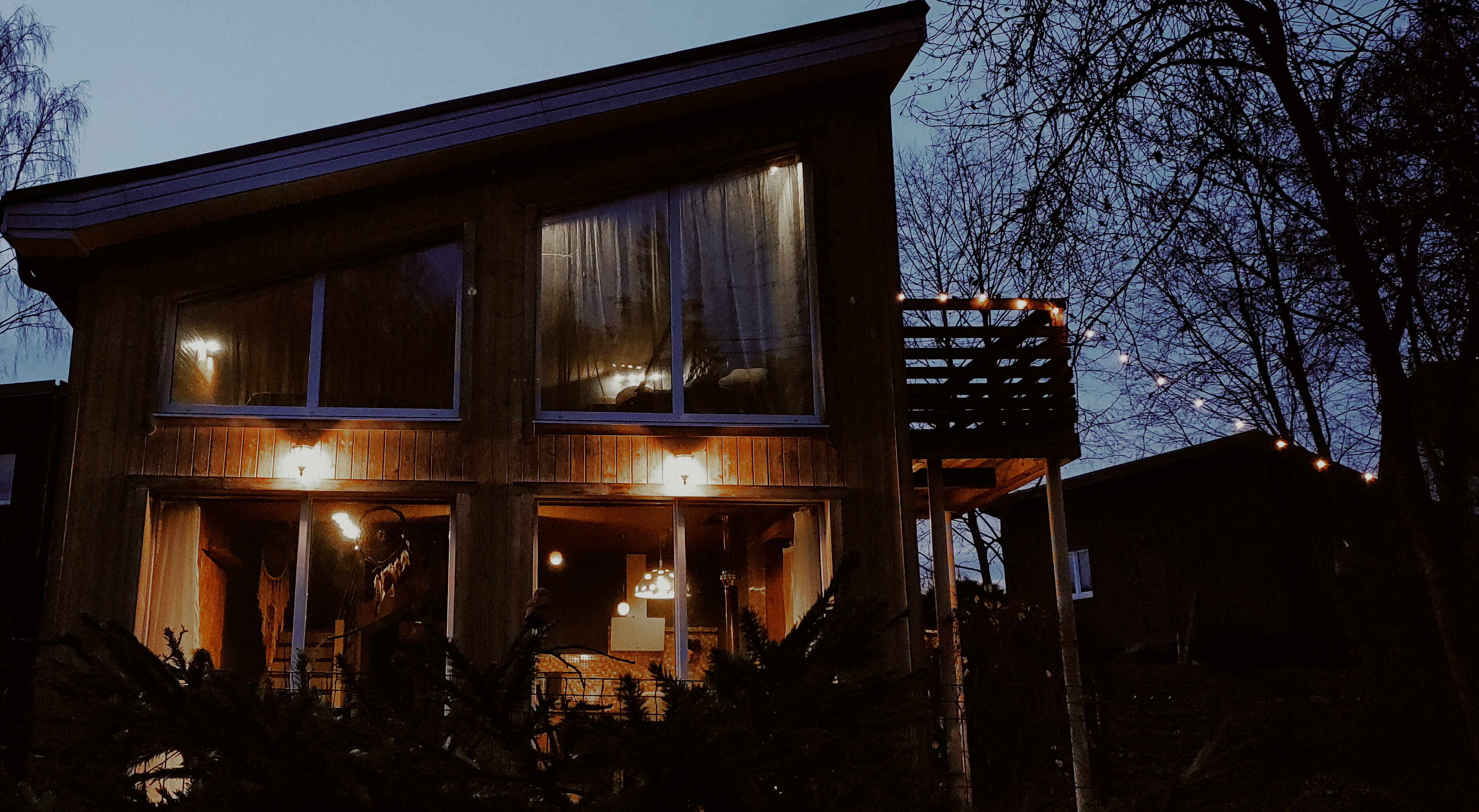 Коттедж с видом на лес