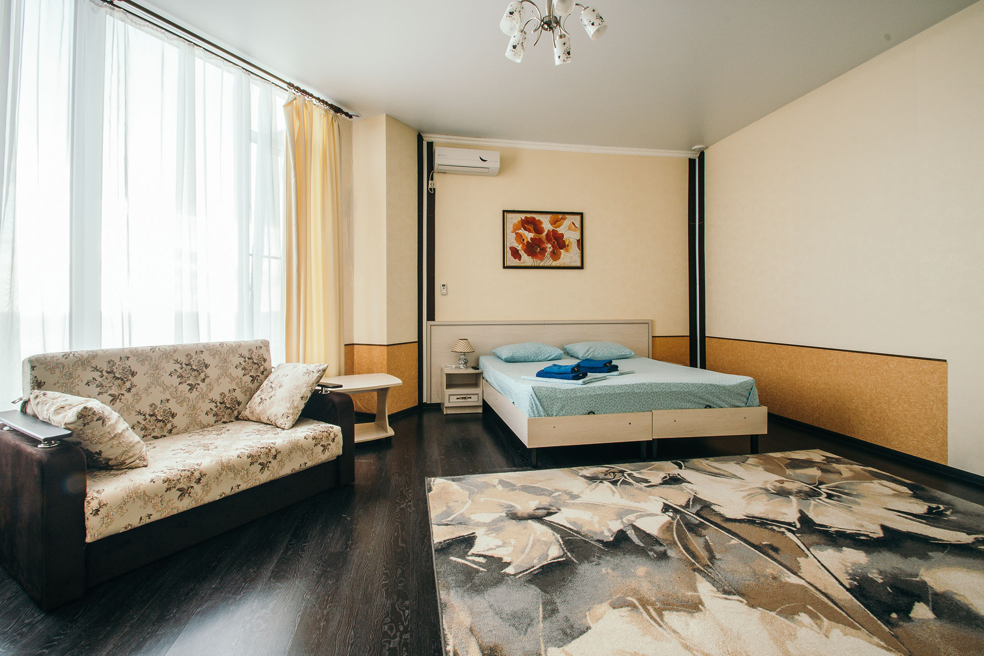 Трехместный номер с видом на море