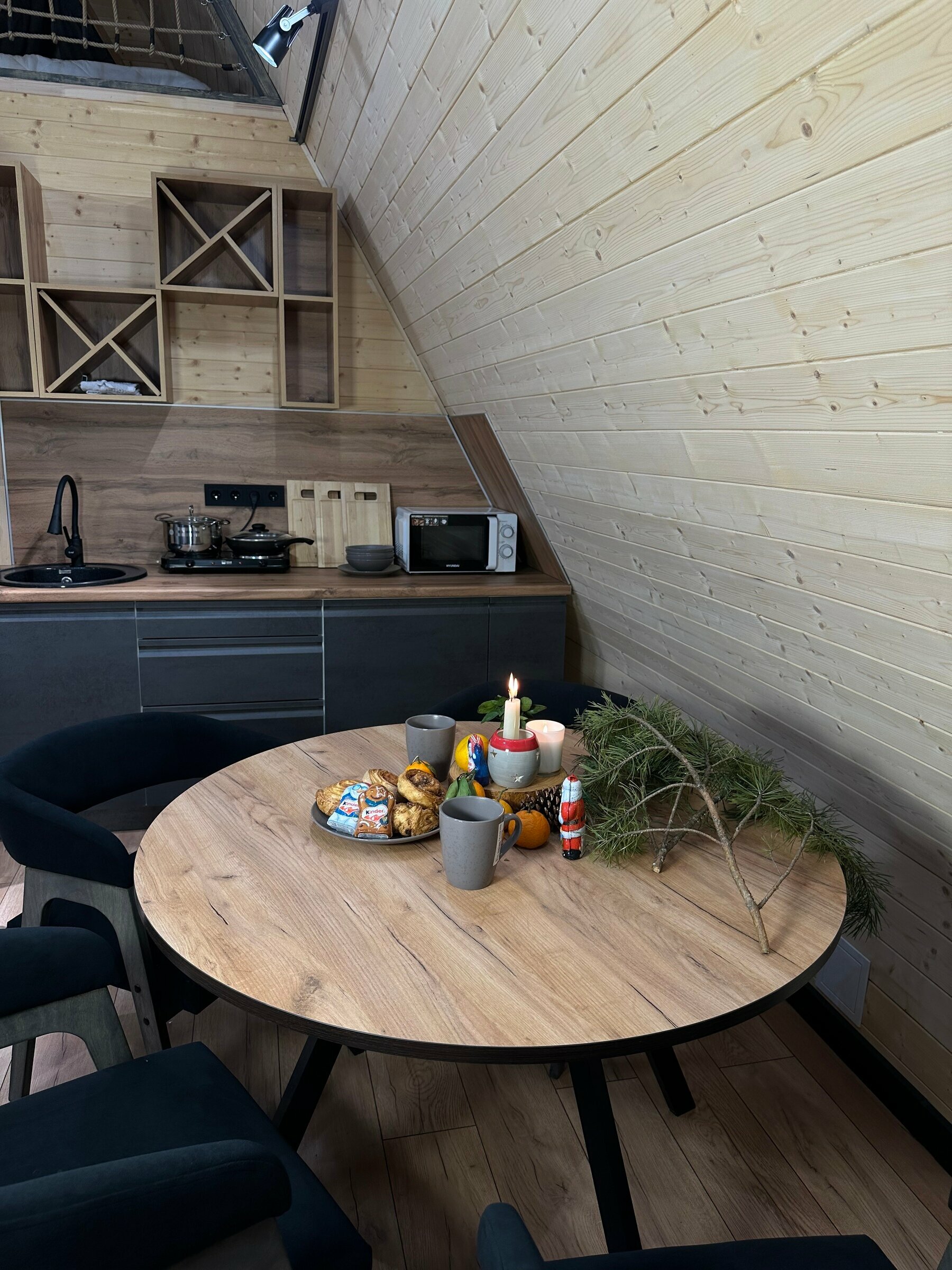 Двухуровневый четырехместный номер