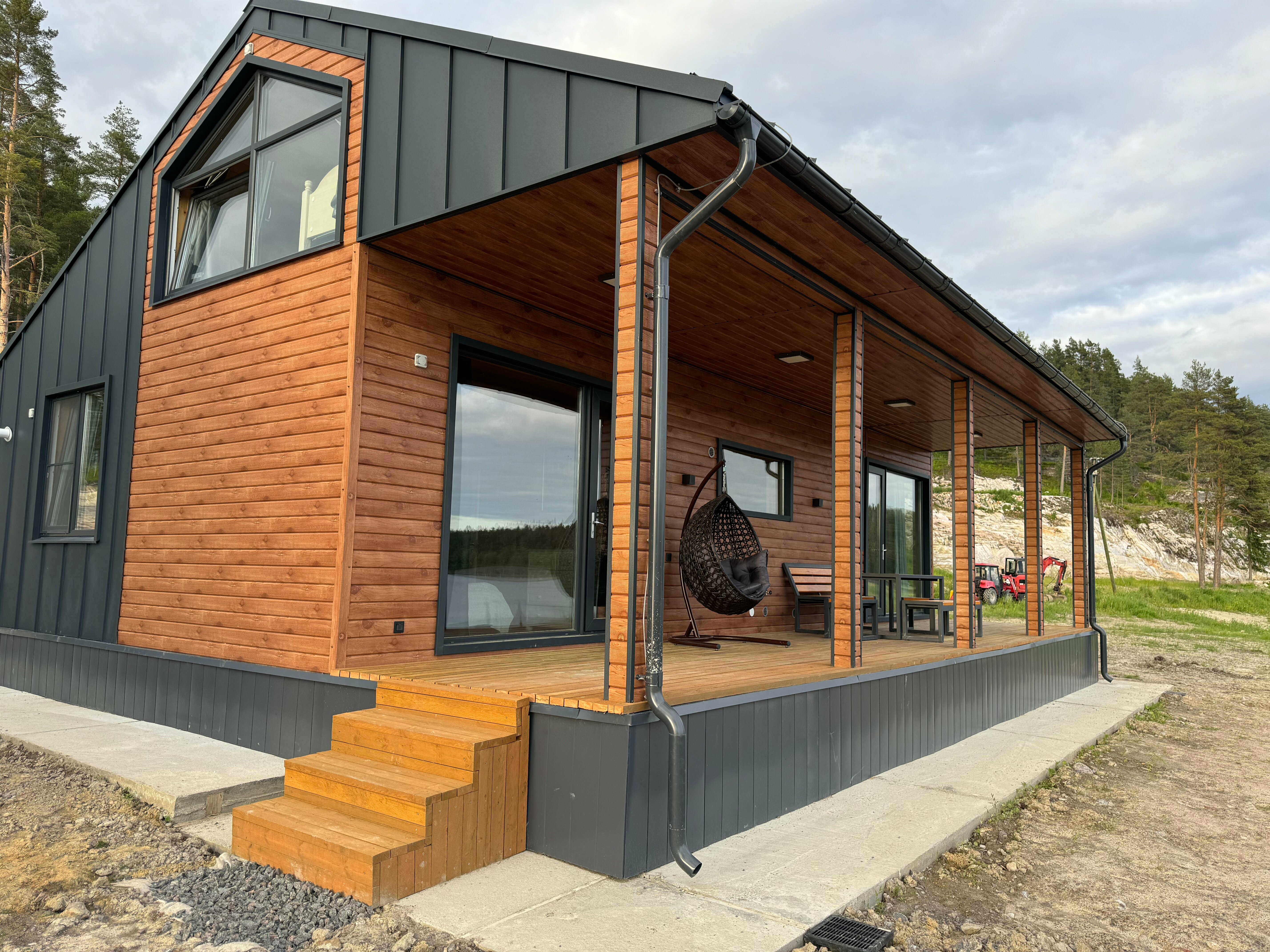 ДОМИКИ ИХОЯРВИ на ОЗЕРЕ (ДОМ №4)