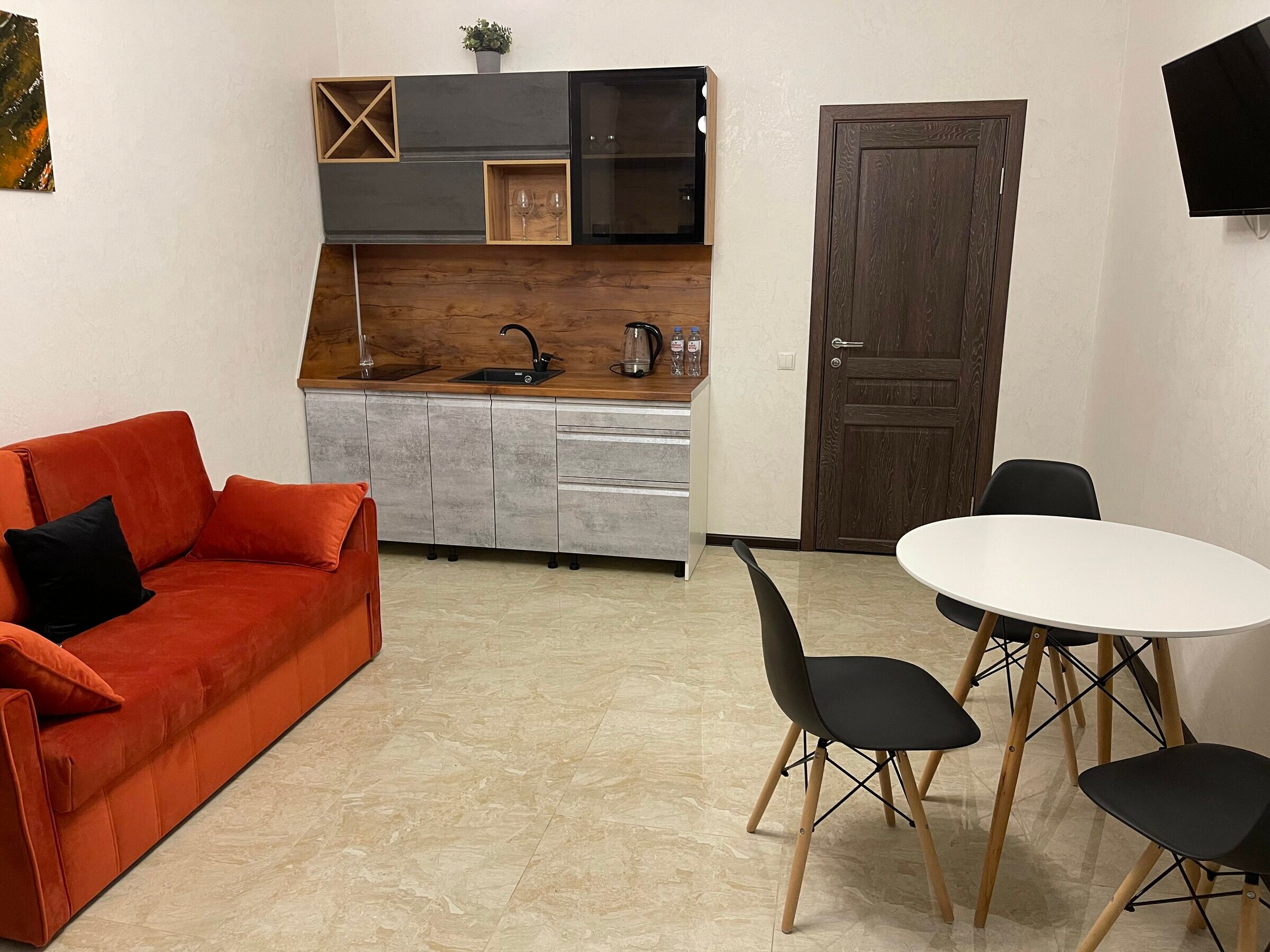 Апартаменты с 1 спальней