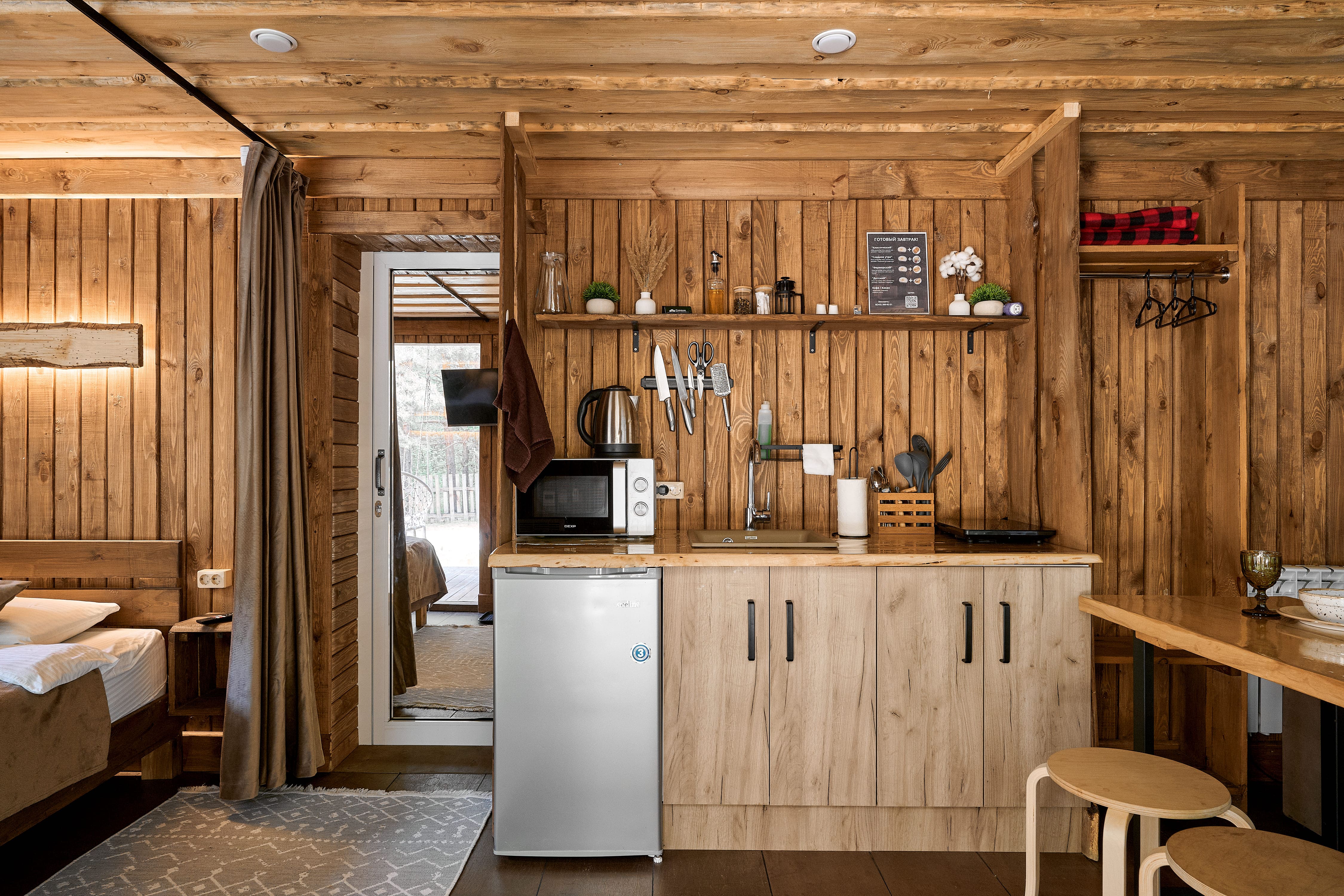 Двухместный номер с 1 кроватью и террасой