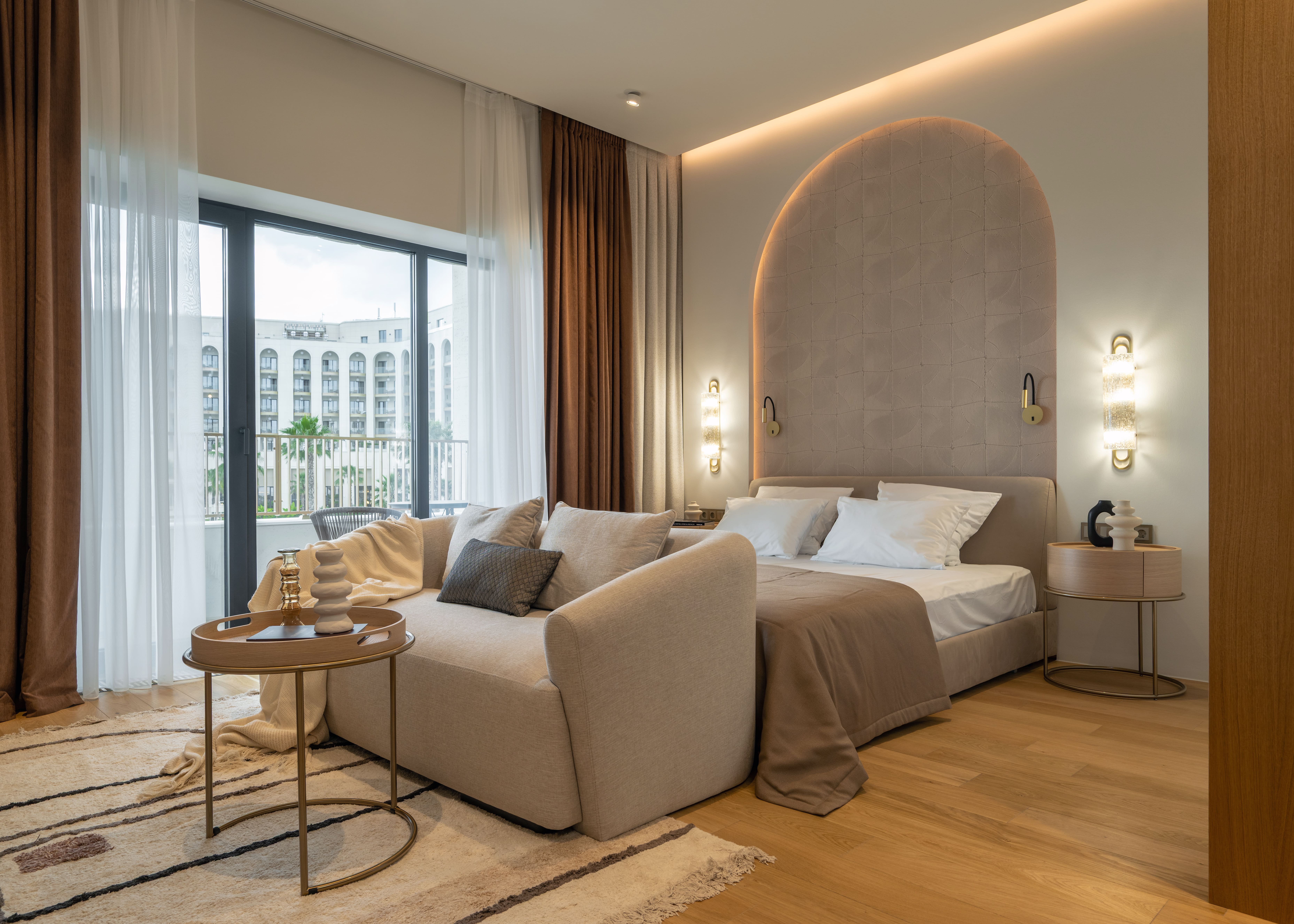 Двухместный номер с 1 кроватью и видом на бассейн