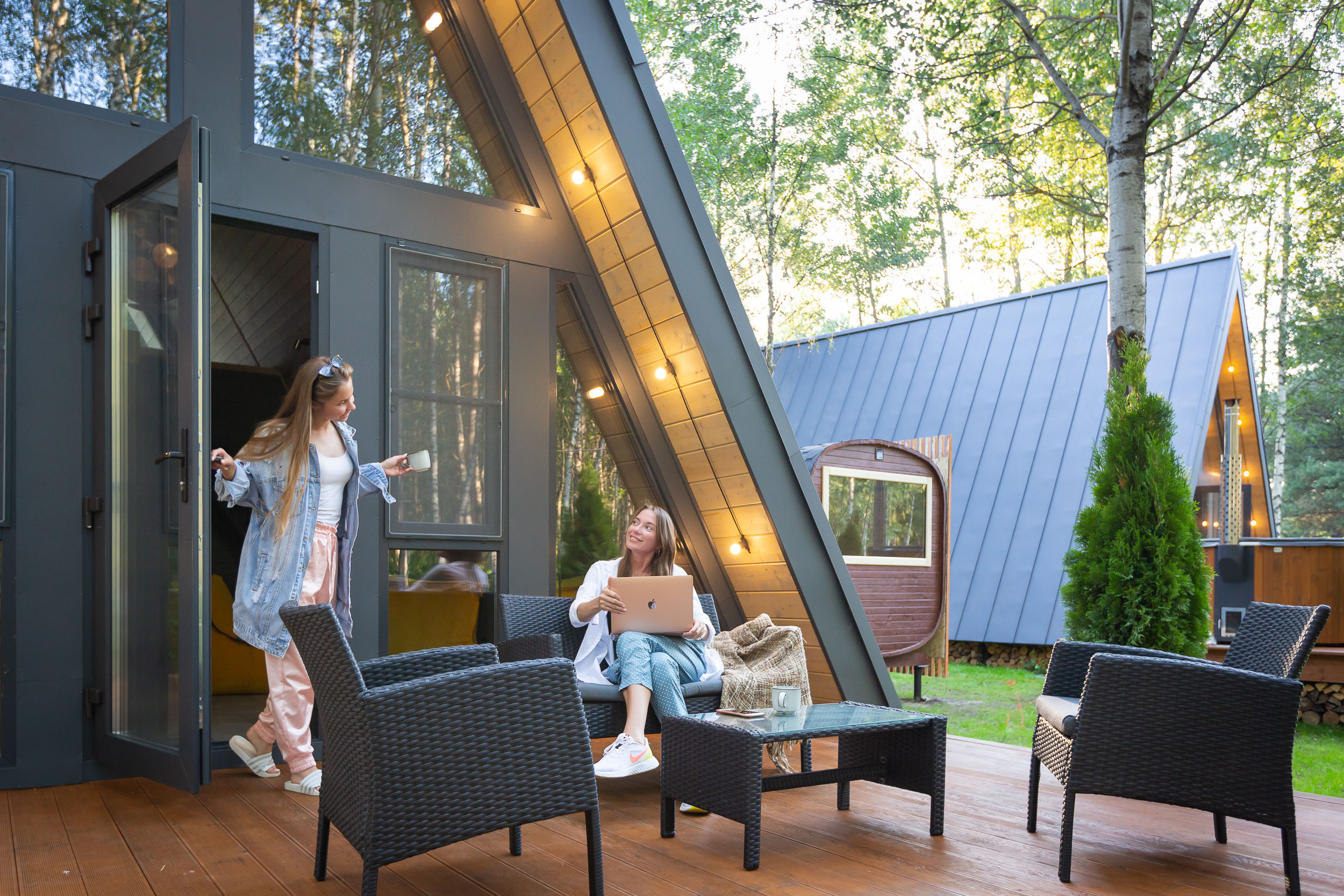 Коттедж с видом на лес