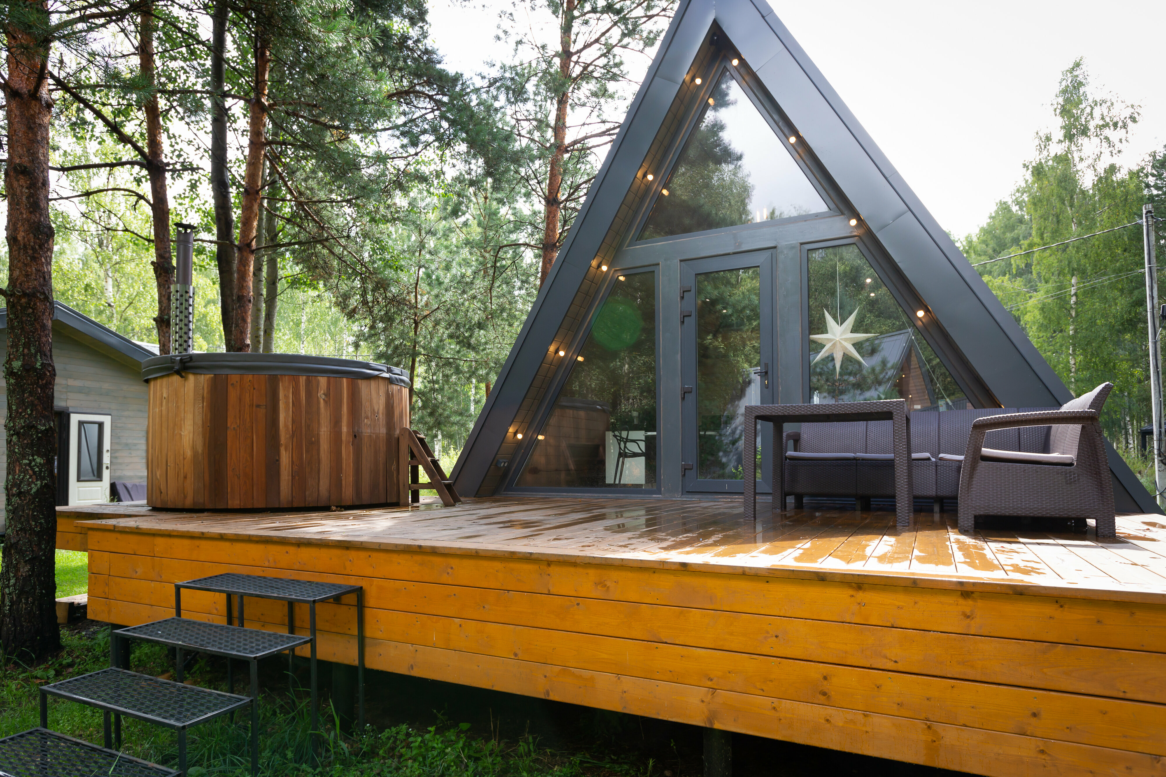 Коттедж с видом на лес