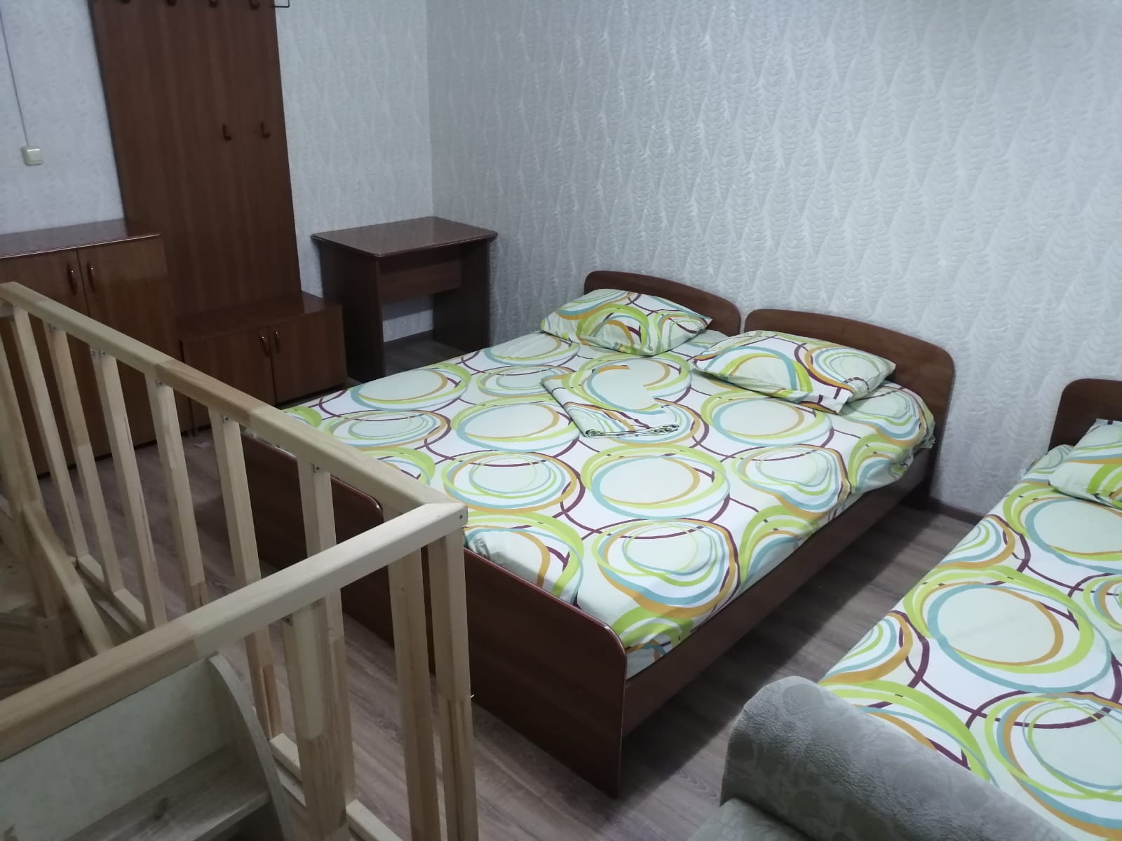 Двухуровневый четырехместный номер