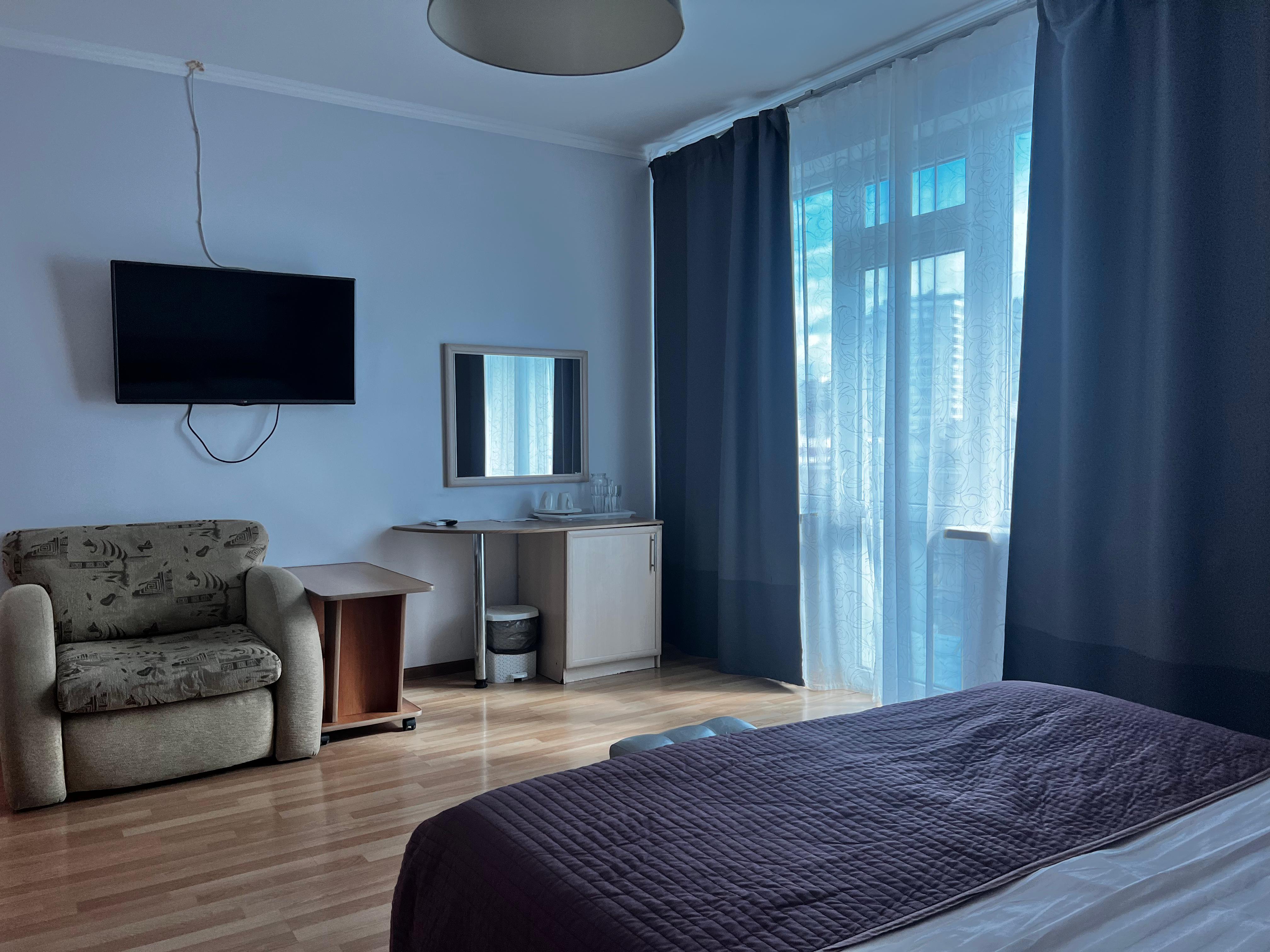 Трехместный номер с видом на море