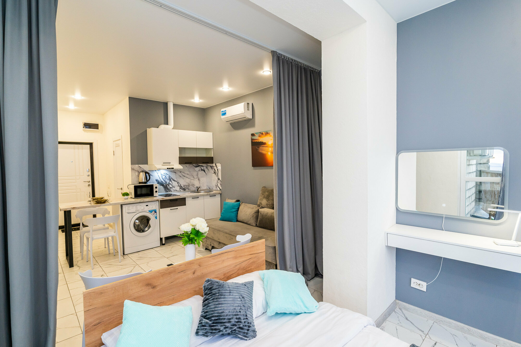 Четырехместный номер с балконом