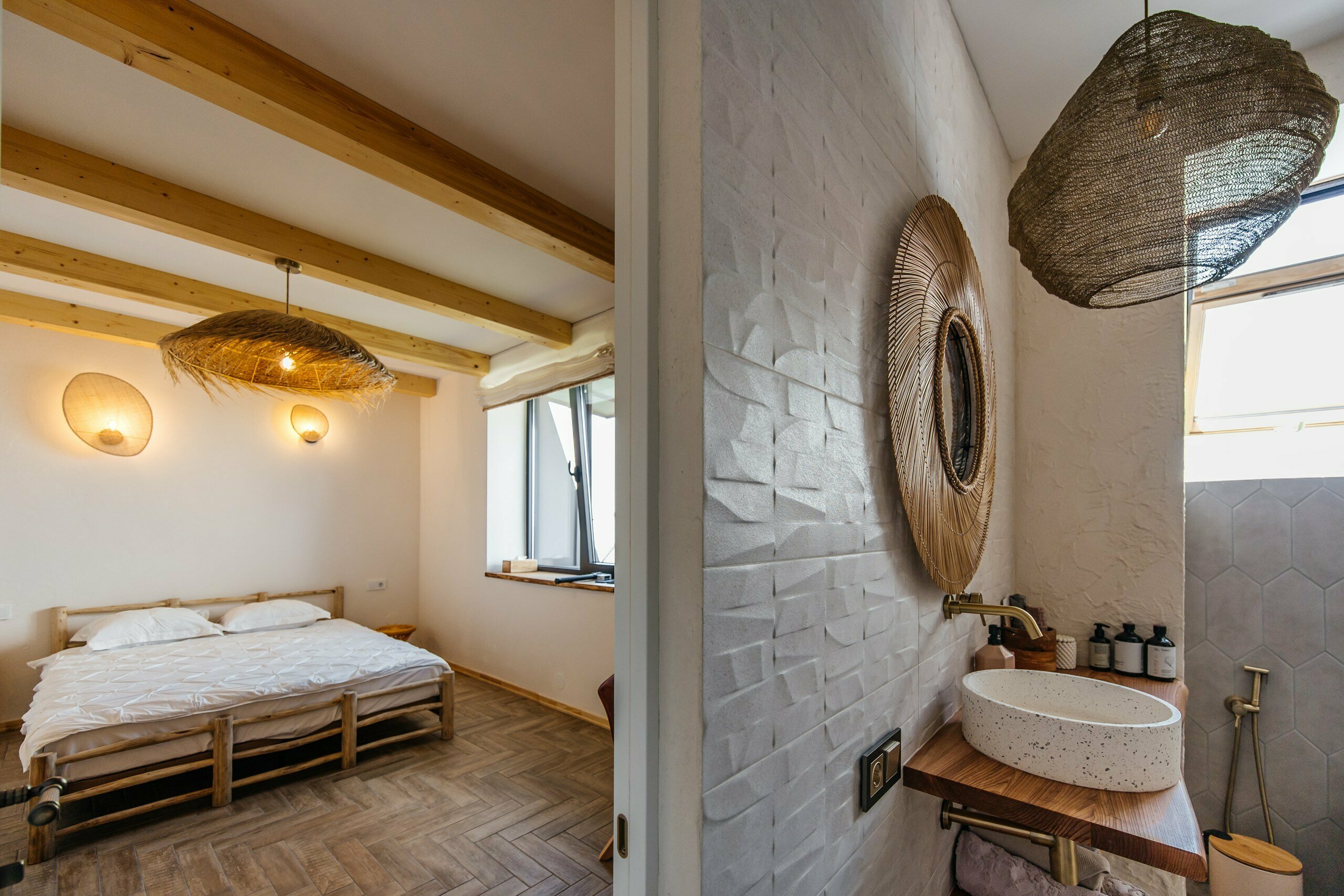 Двухместный номер с 1 кроватью и террасой