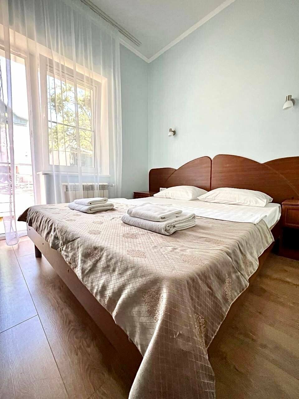 Двухместный номер с 1 кроватью и балконом