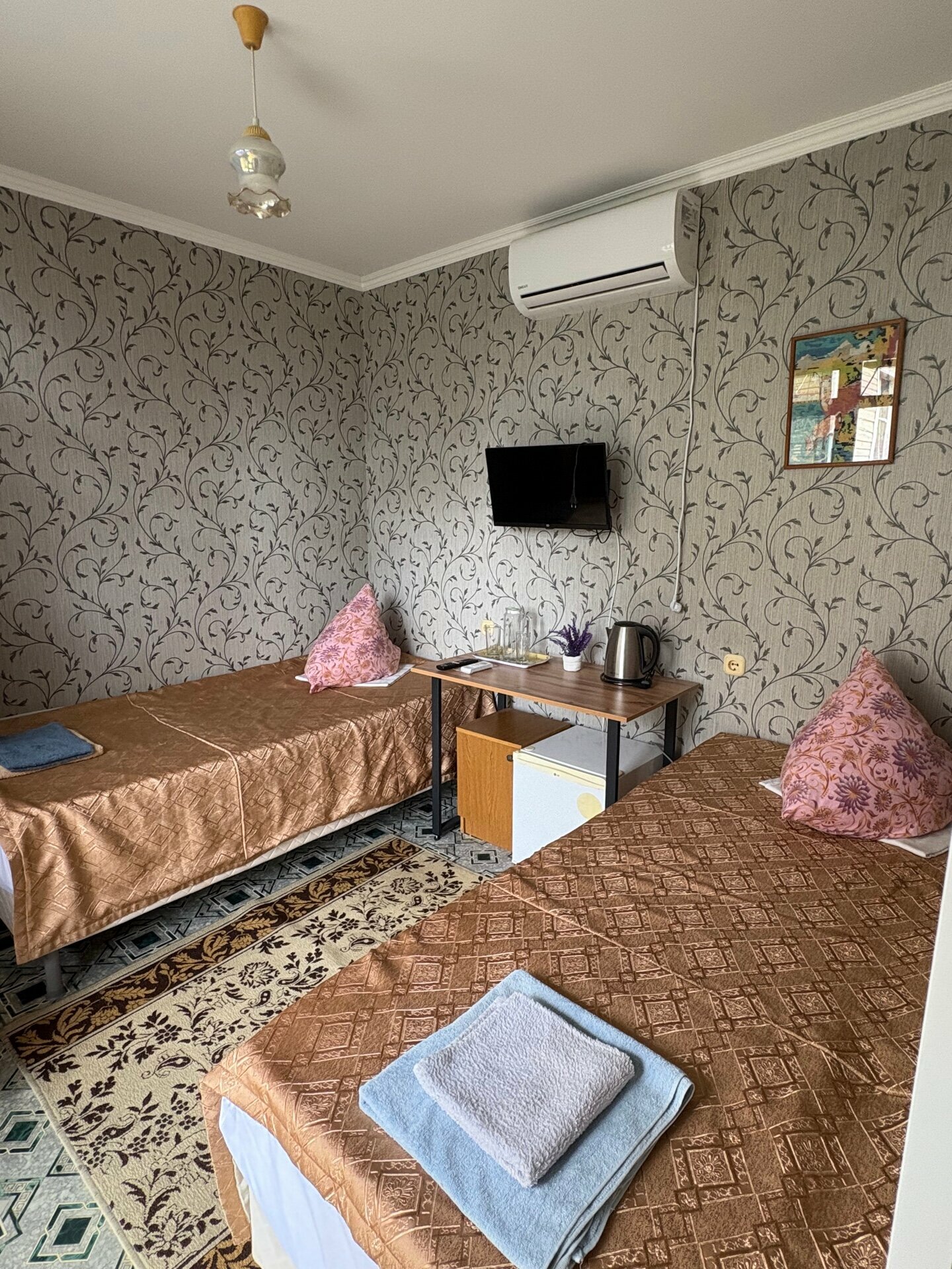 Двухместный номер с 2 отдельными кроватями и ванной