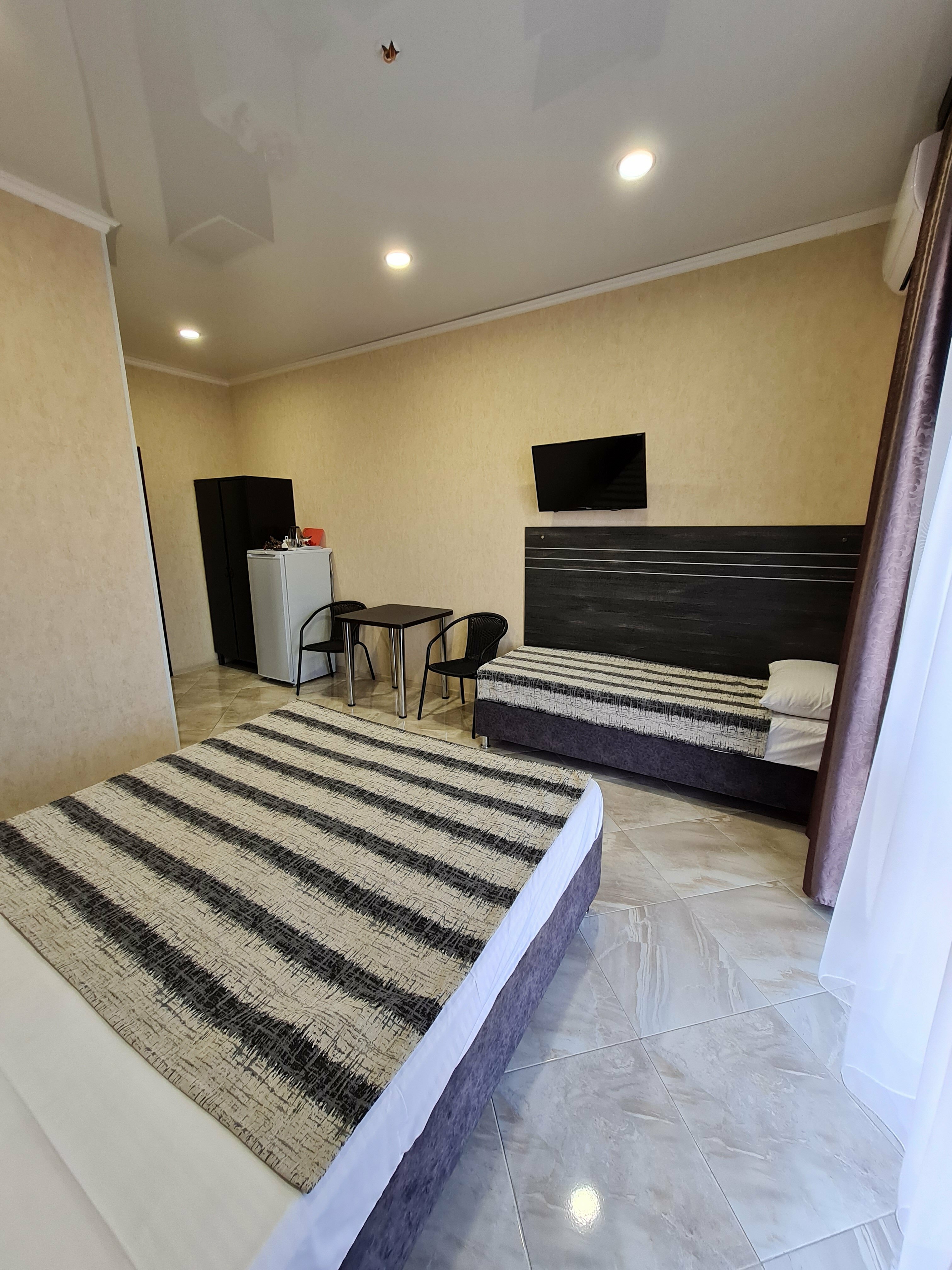 Двухместный номер с 1 кроватью и балконом, вид на море