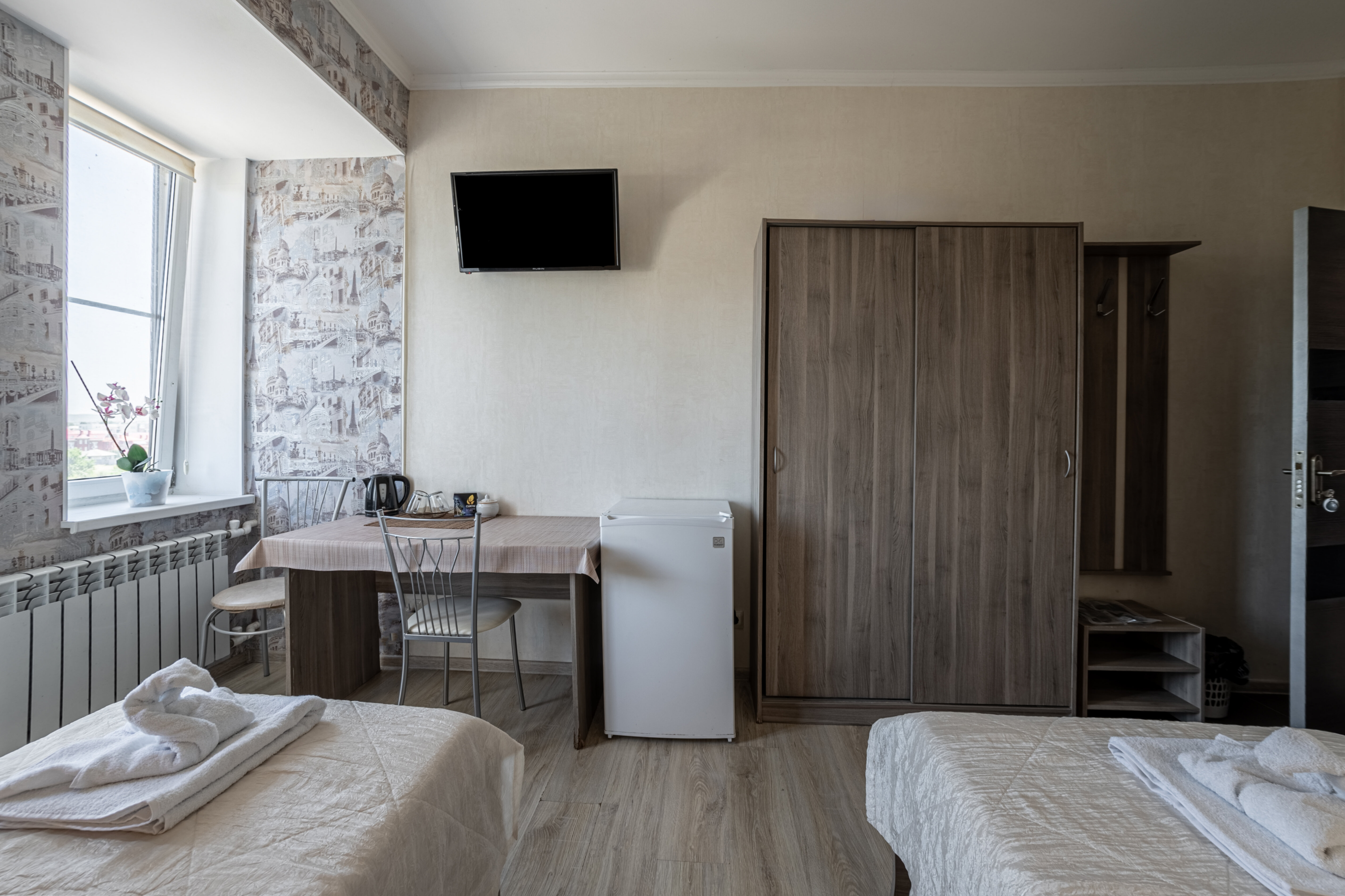 Двухместный номер с 2 отдельными кроватями и балконом