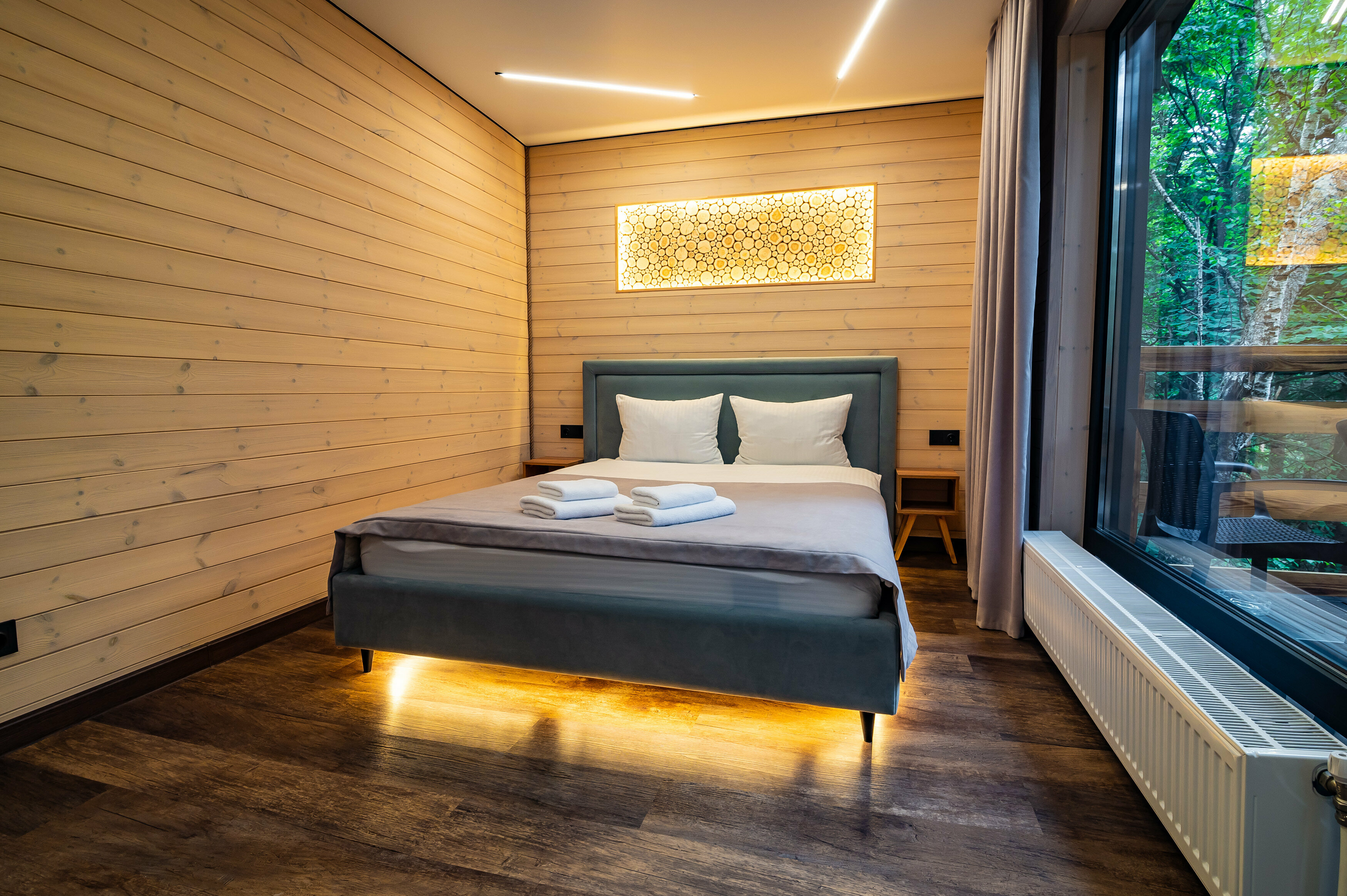 Двухместный номер с 1 кроватью и видом на горы