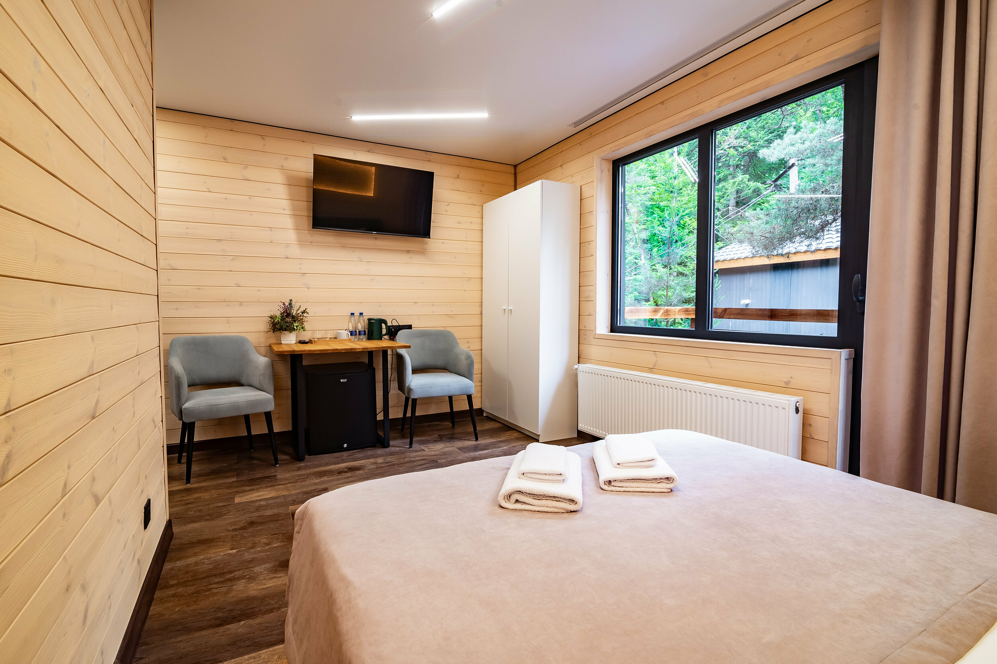 Двухместный номер с 1 кроватью и балконом