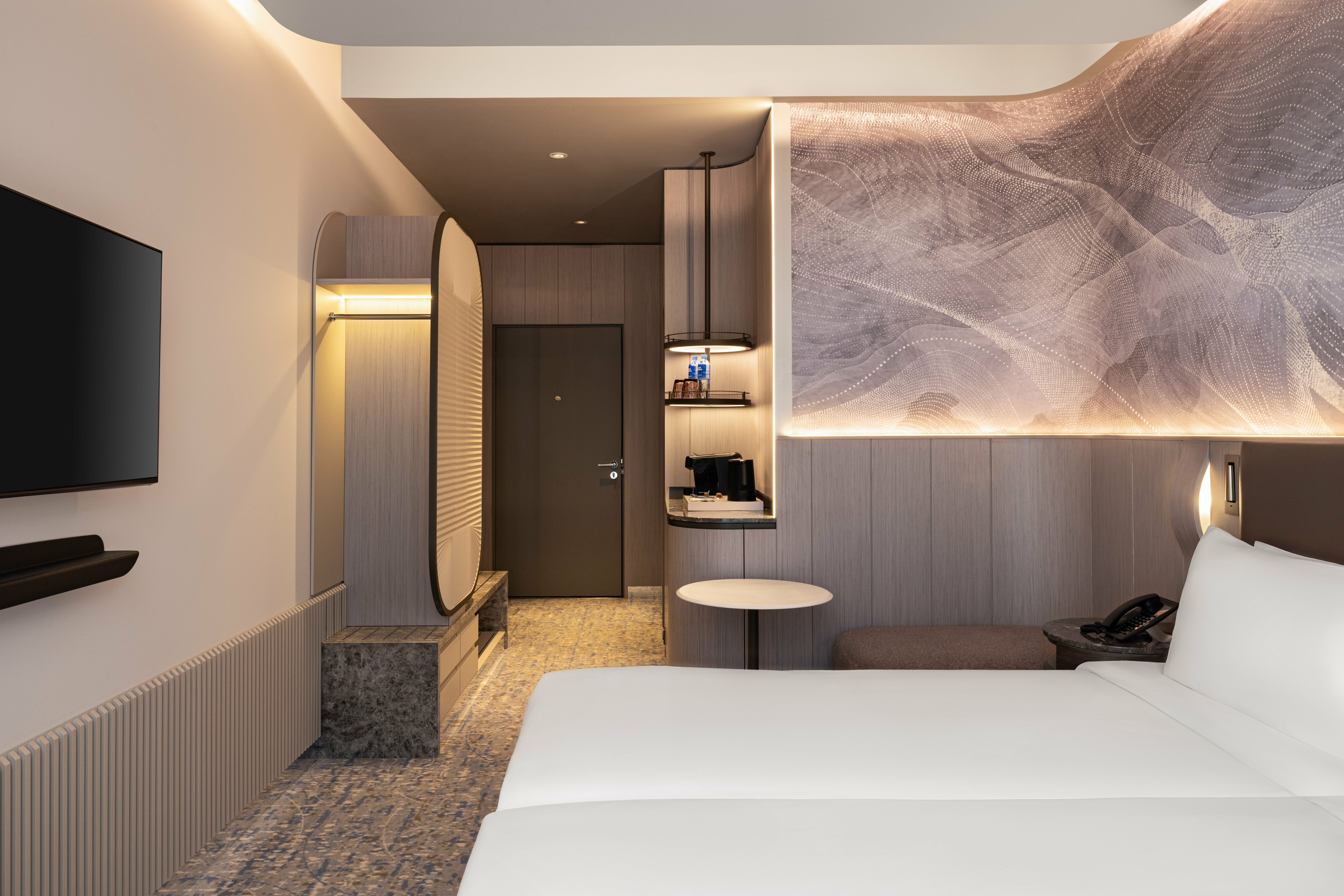 Делюкс с видом во двор с двумя раздельными кроватями