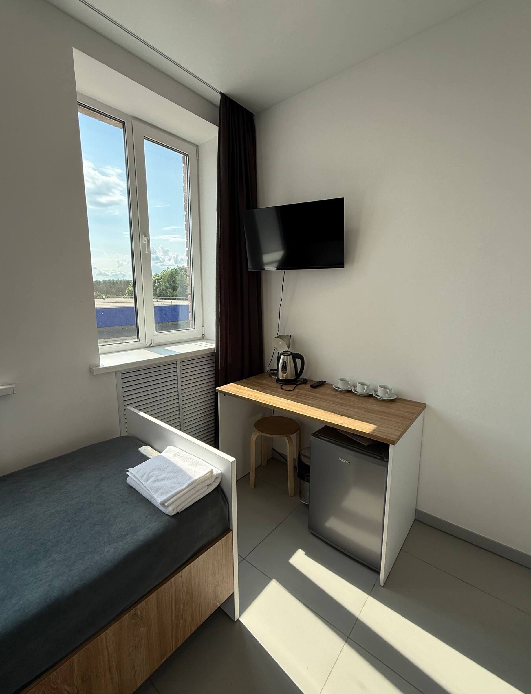 Трехместный номер с видом на город