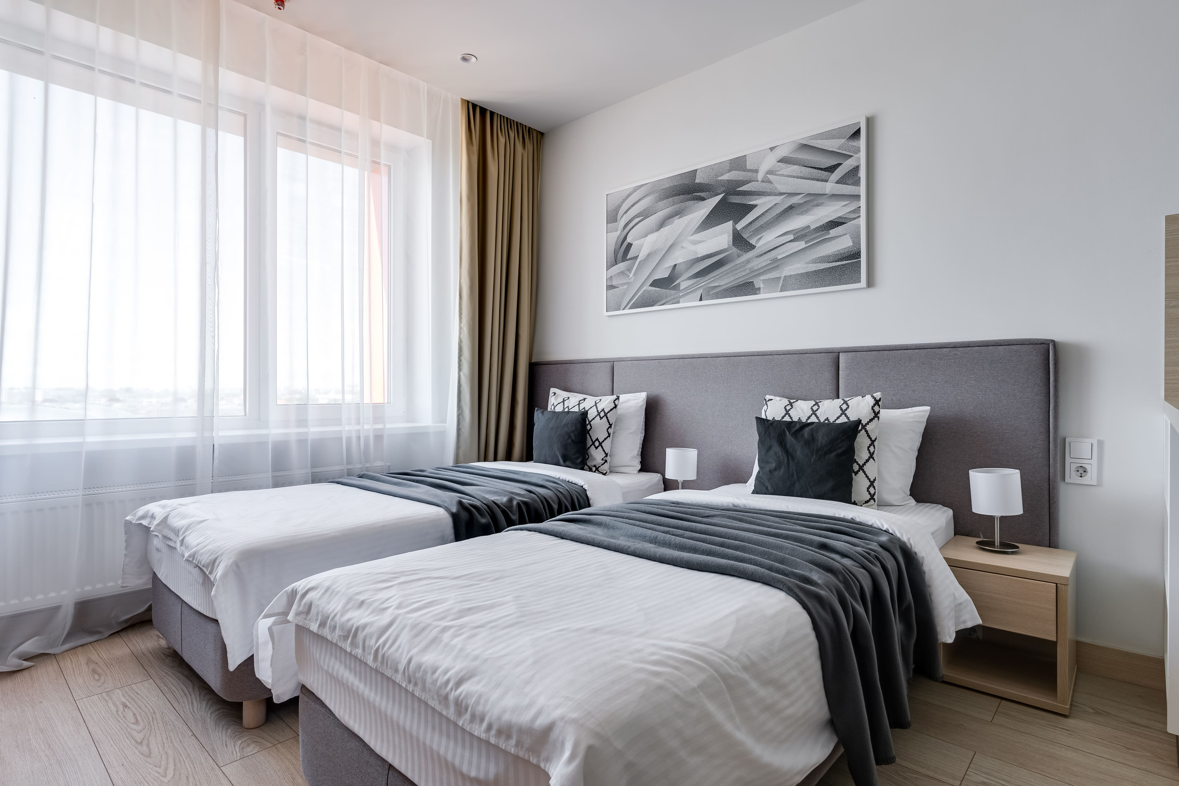 Трехместный номер с собственной ванной комнатой