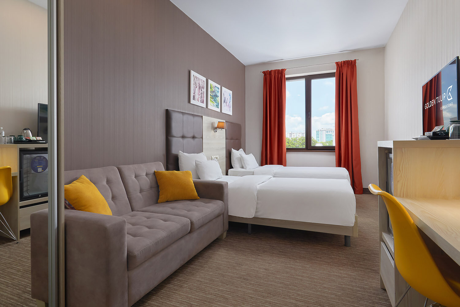 Стандартный двухместный номер с 2 отдельными кроватями