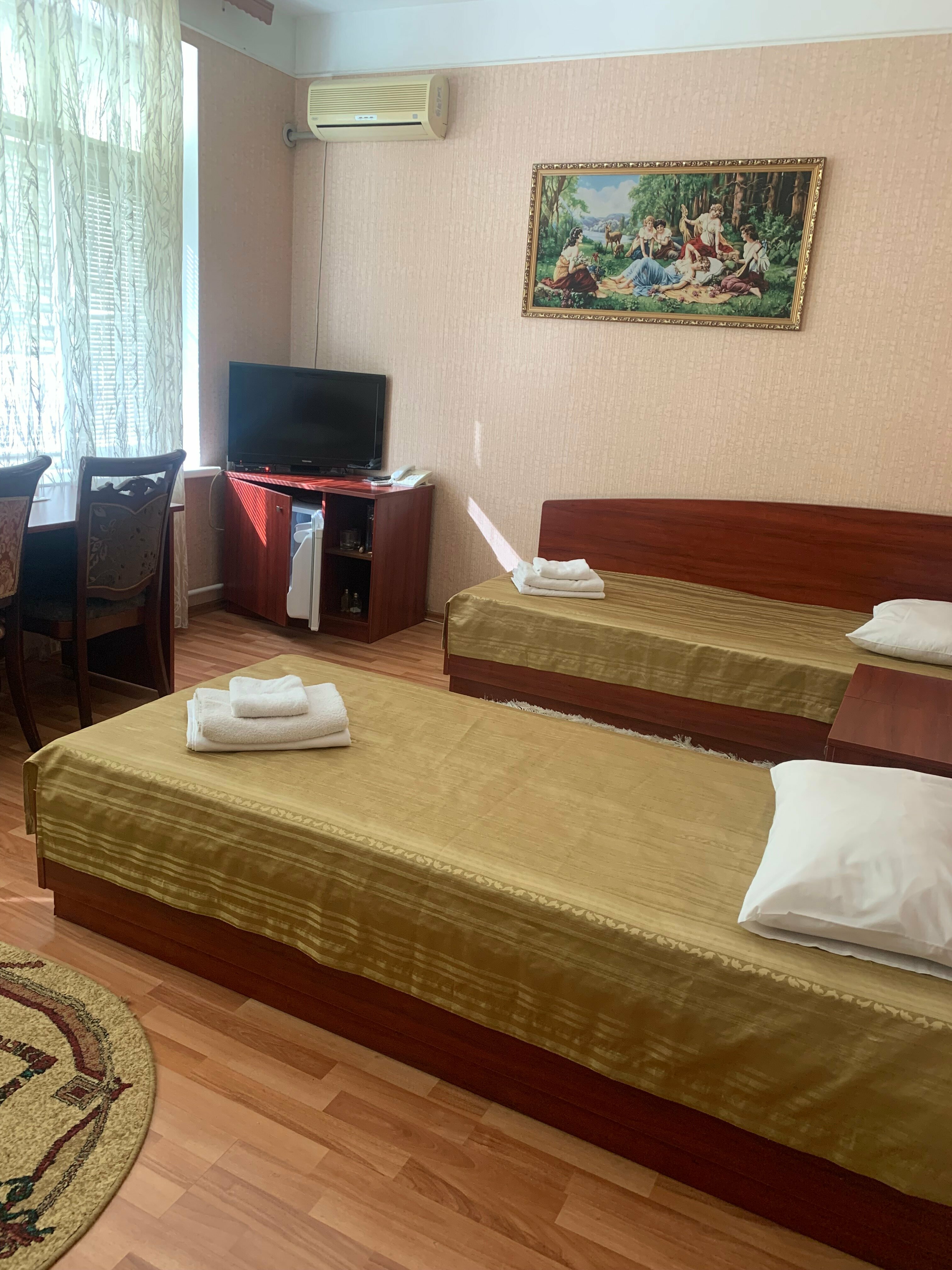 Двухместный номер с 2 двуспальными кроватями