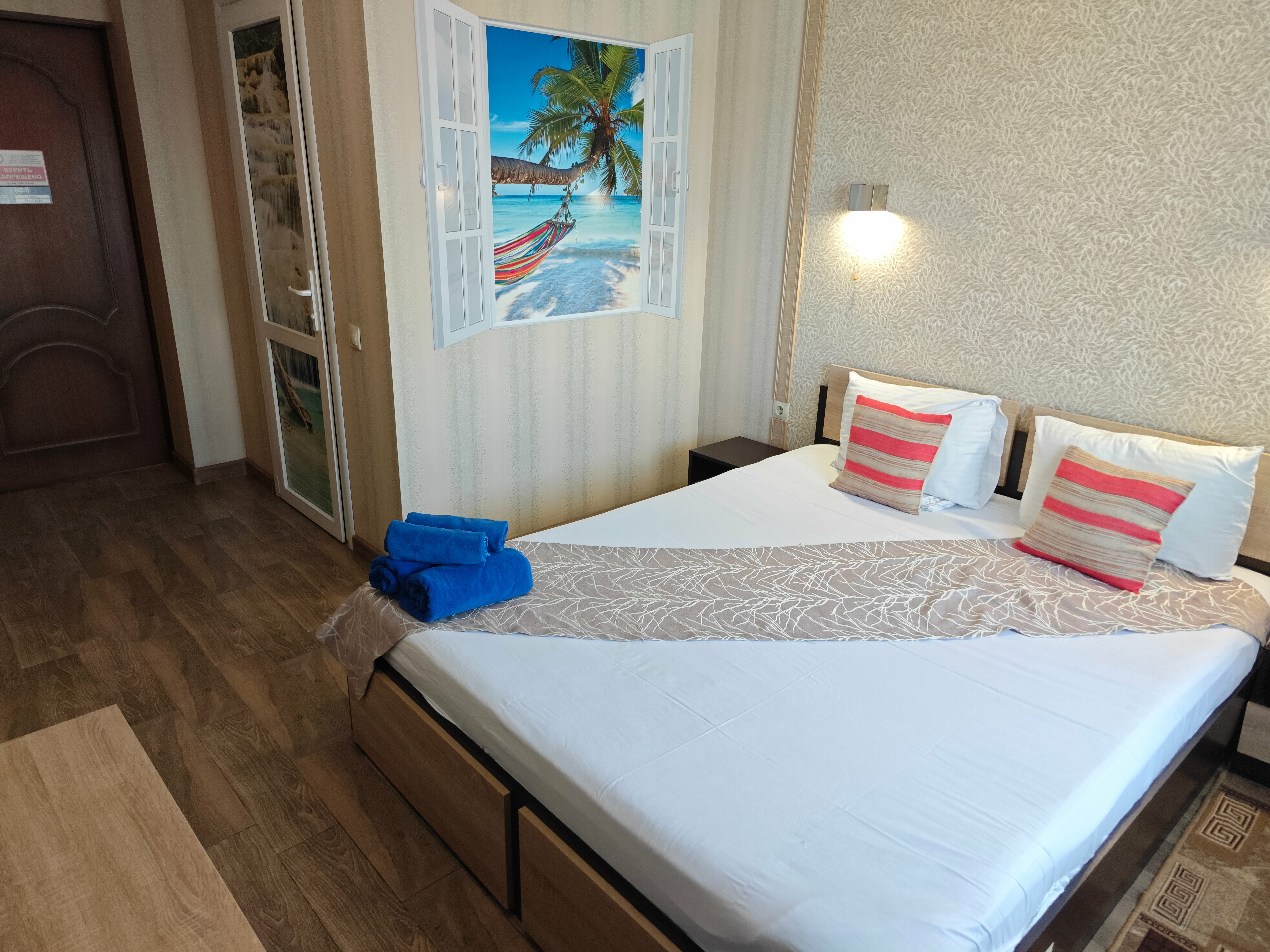 Двухместный номер с 1 кроватью и балконом