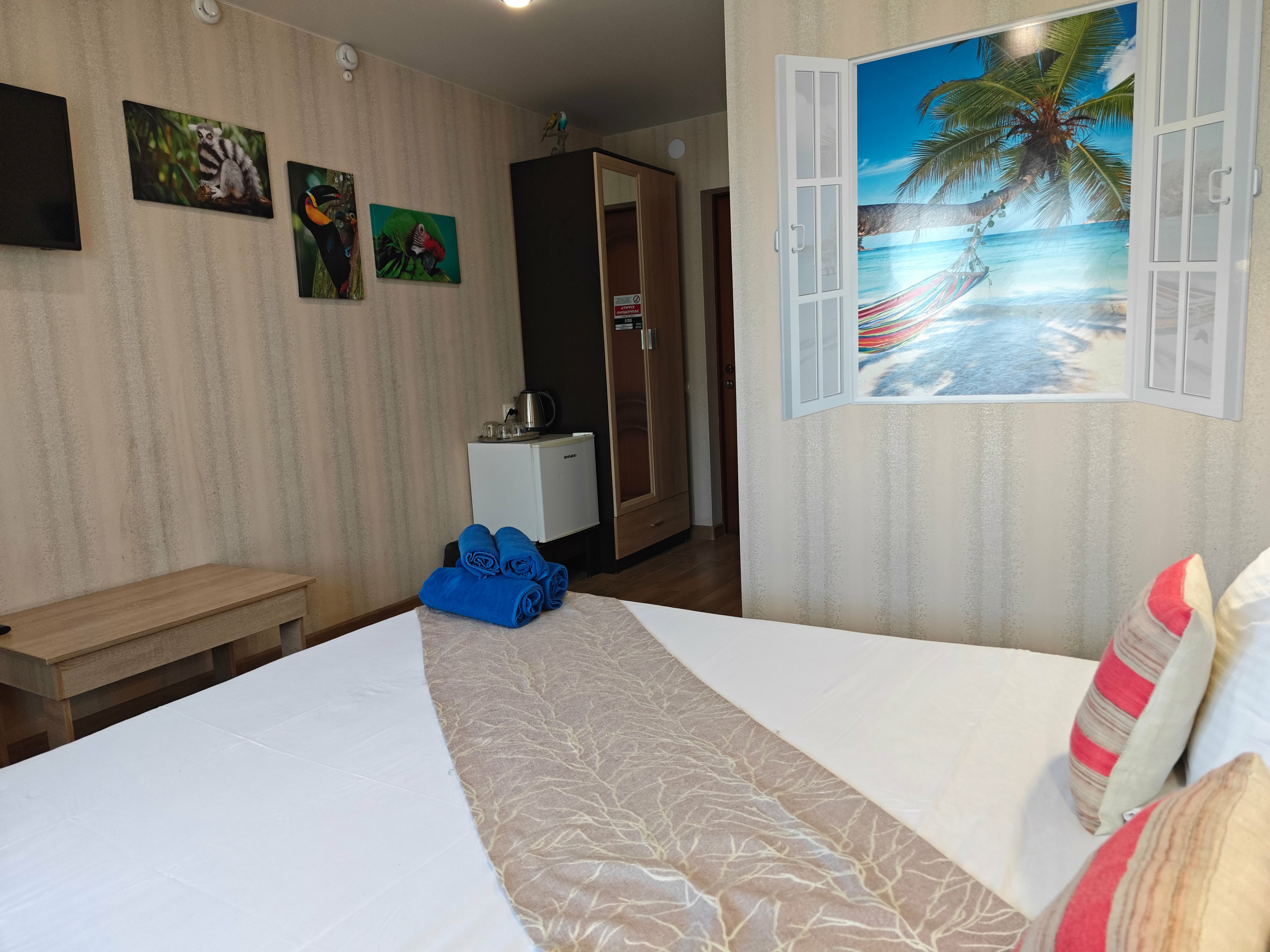 Двухместный номер с 1 кроватью и балконом