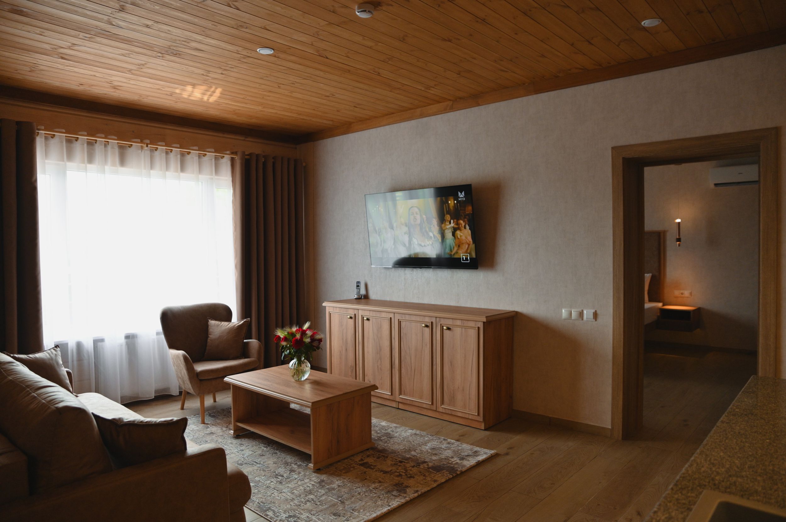 Апартаменты с видом на озеро