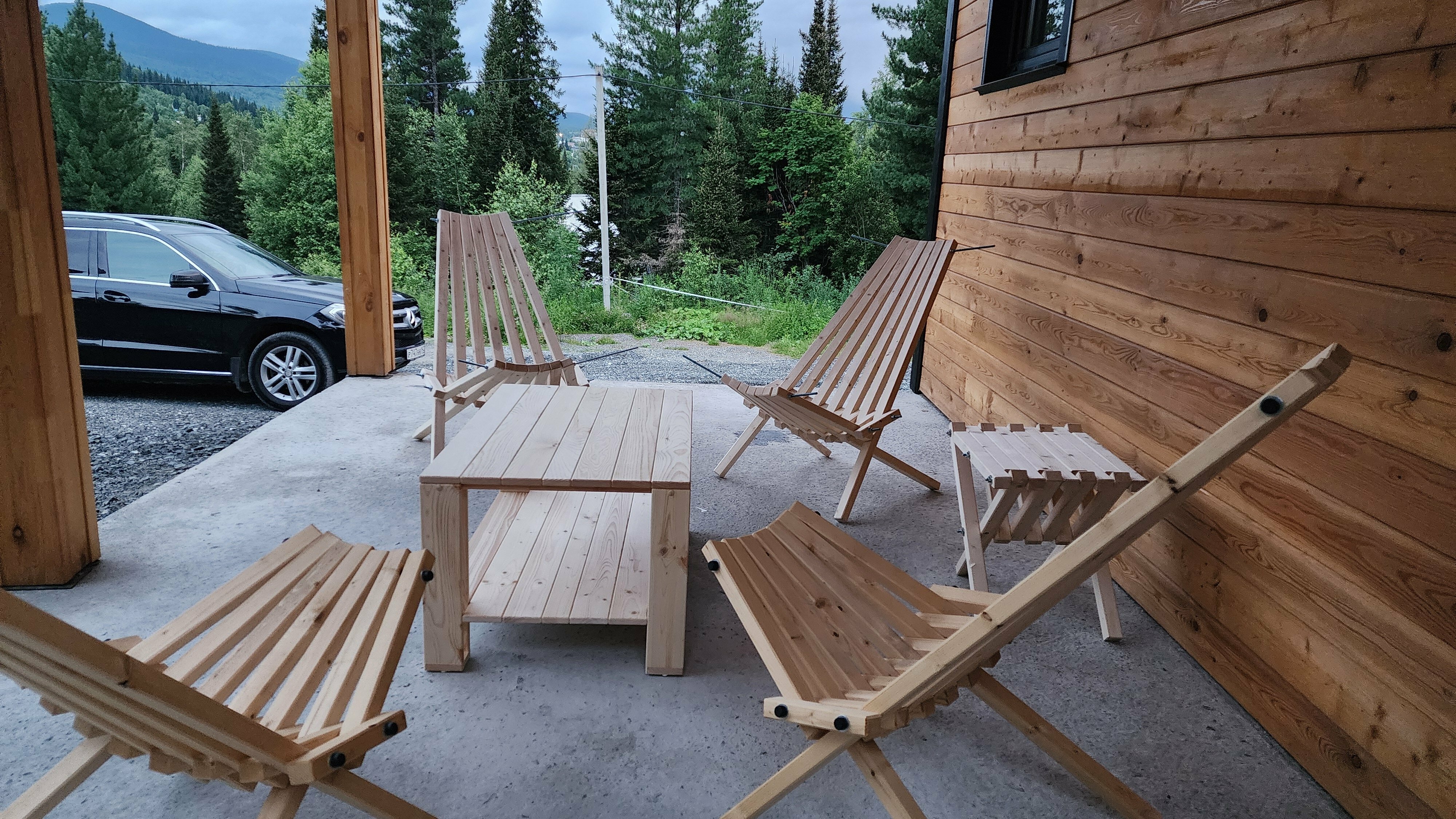 Коттедж с видом на лес