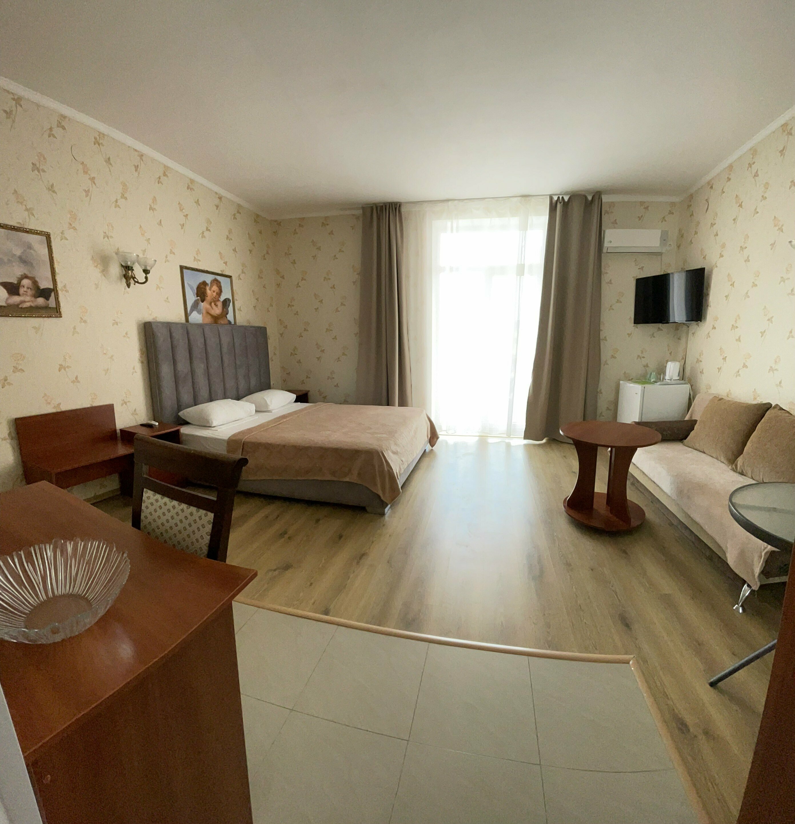 Двухместный номер Делюкс с 1 кроватью и балконом, вид на море