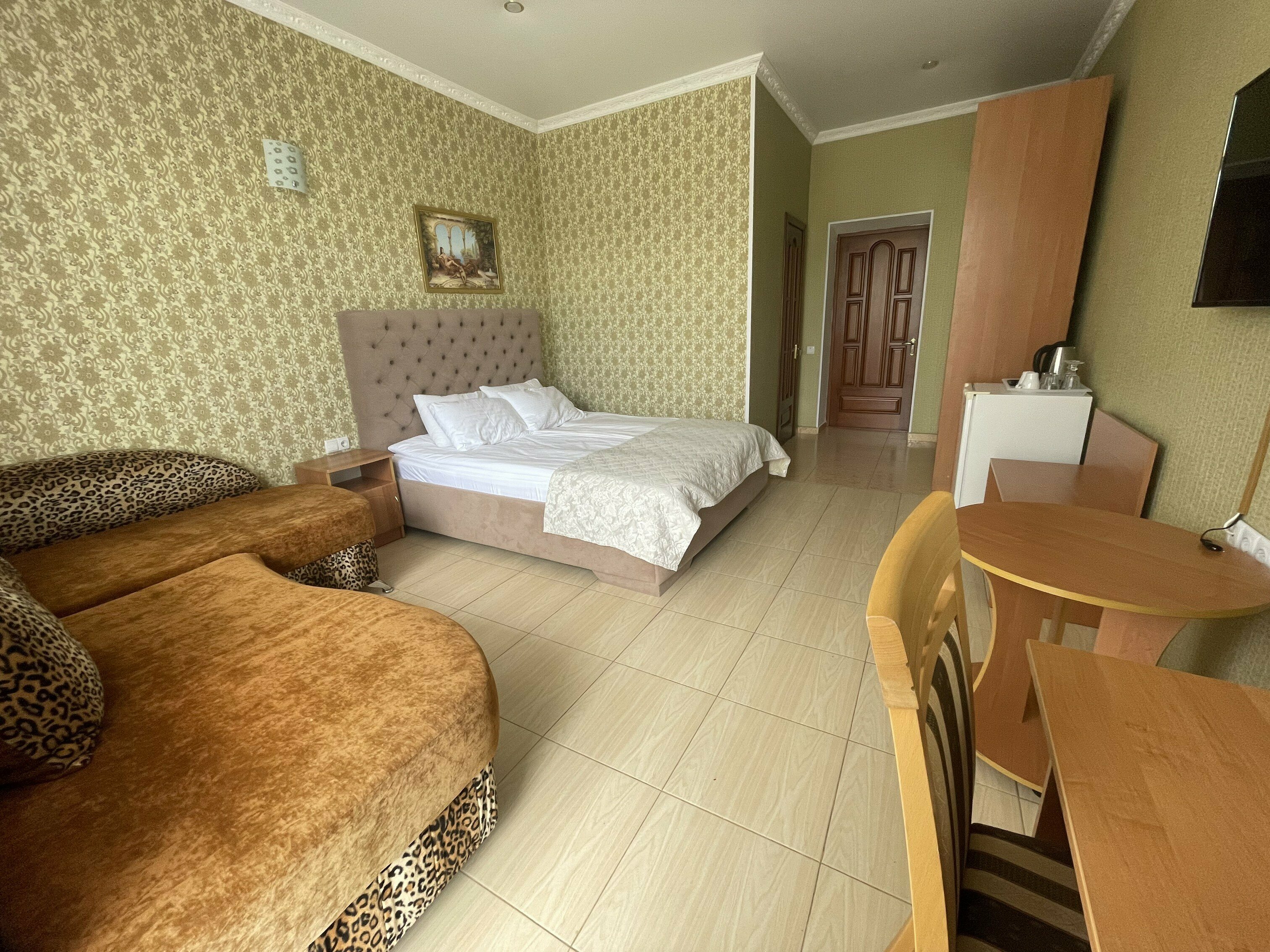 Двухместный номер Делюкс с 1 кроватью и балконом, вид на море