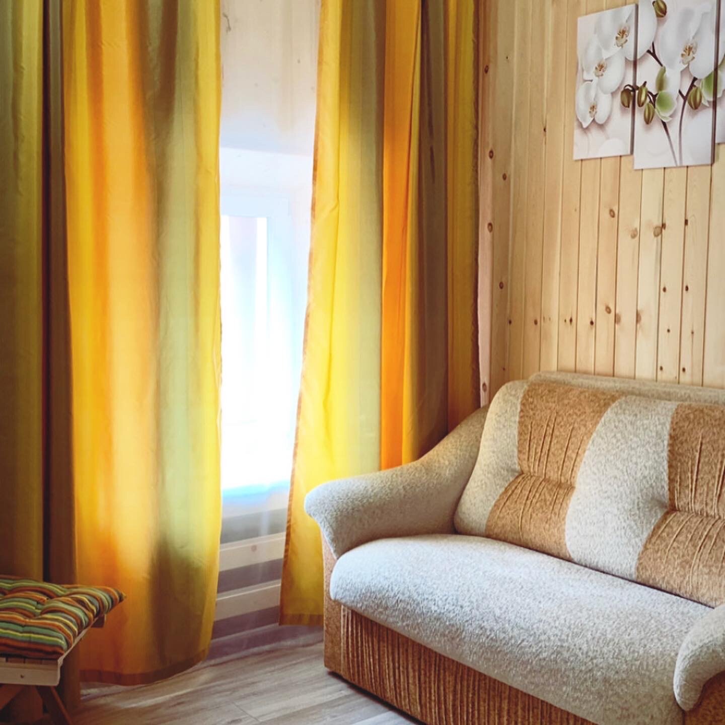 Четырехместный номер с видом на сад